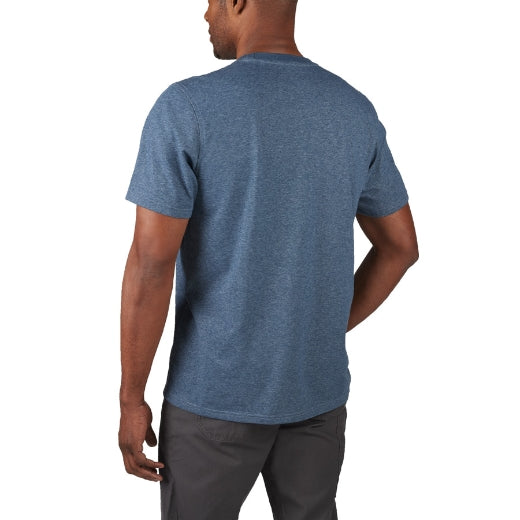 Milwaukee® Hybrid-T-Shirt HTSS kurzärmlig blau in der Größe S/M/L/XL/XXL
