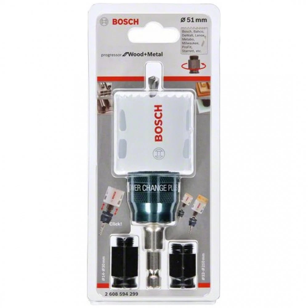 Bosch Professional Lochsäge Starter-Set Ø 68 mm Progressor für Holz und Metall