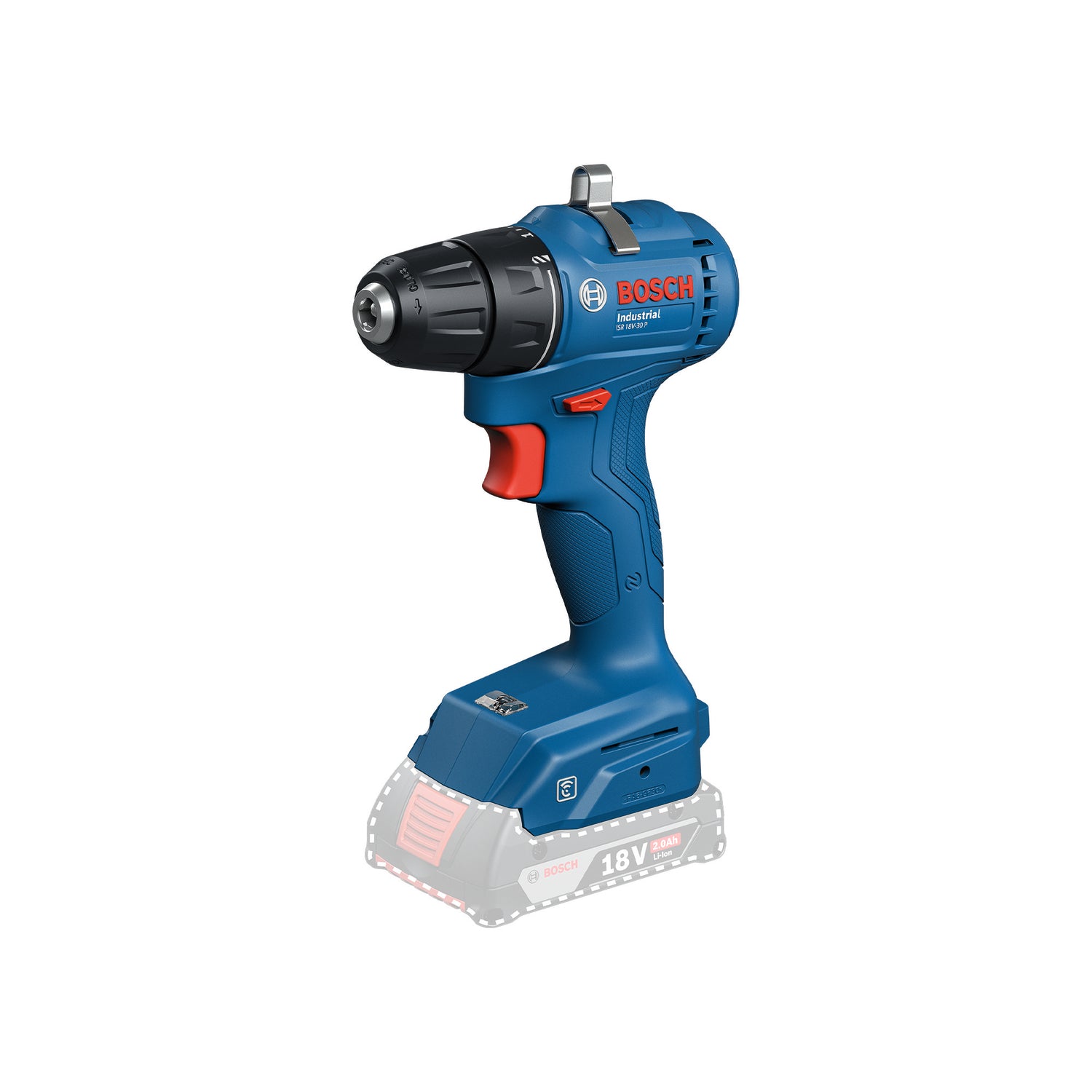 Bosch Bosch Professional ISR 18V-30 P Akku-Industriebohrschrauber (30 Nm, ohne Akku/Lader im Karton)