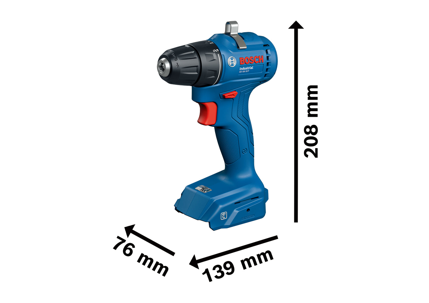 Bosch Bosch Professional ISR 18V-30 P Akku-Industriebohrschrauber (30 Nm, ohne Akku/Lader im Karton)