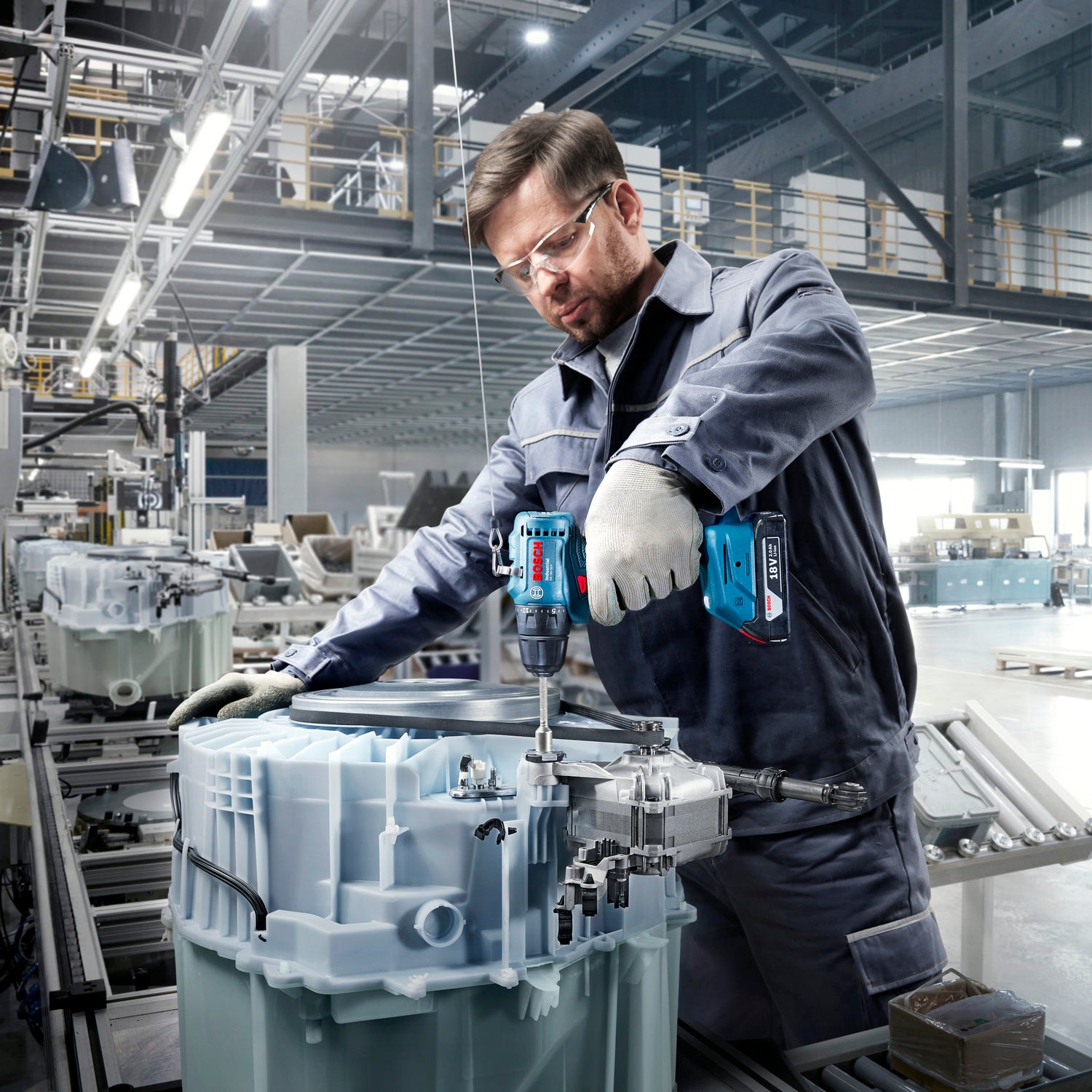 Bosch Bosch Professional ISR 18V-30 P Akku-Industriebohrschrauber (30 Nm, ohne Akku/Lader im Karton)