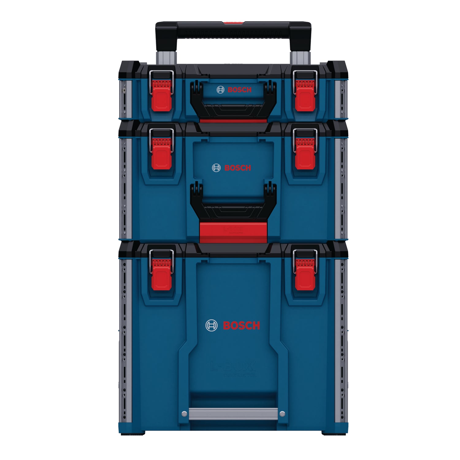 Bosch L-BOXX Contractor Set 3 (Trolley 476, Koffer 322, Koffer 170, Koffersystem, Mobiles Aufbewahrungssystem)