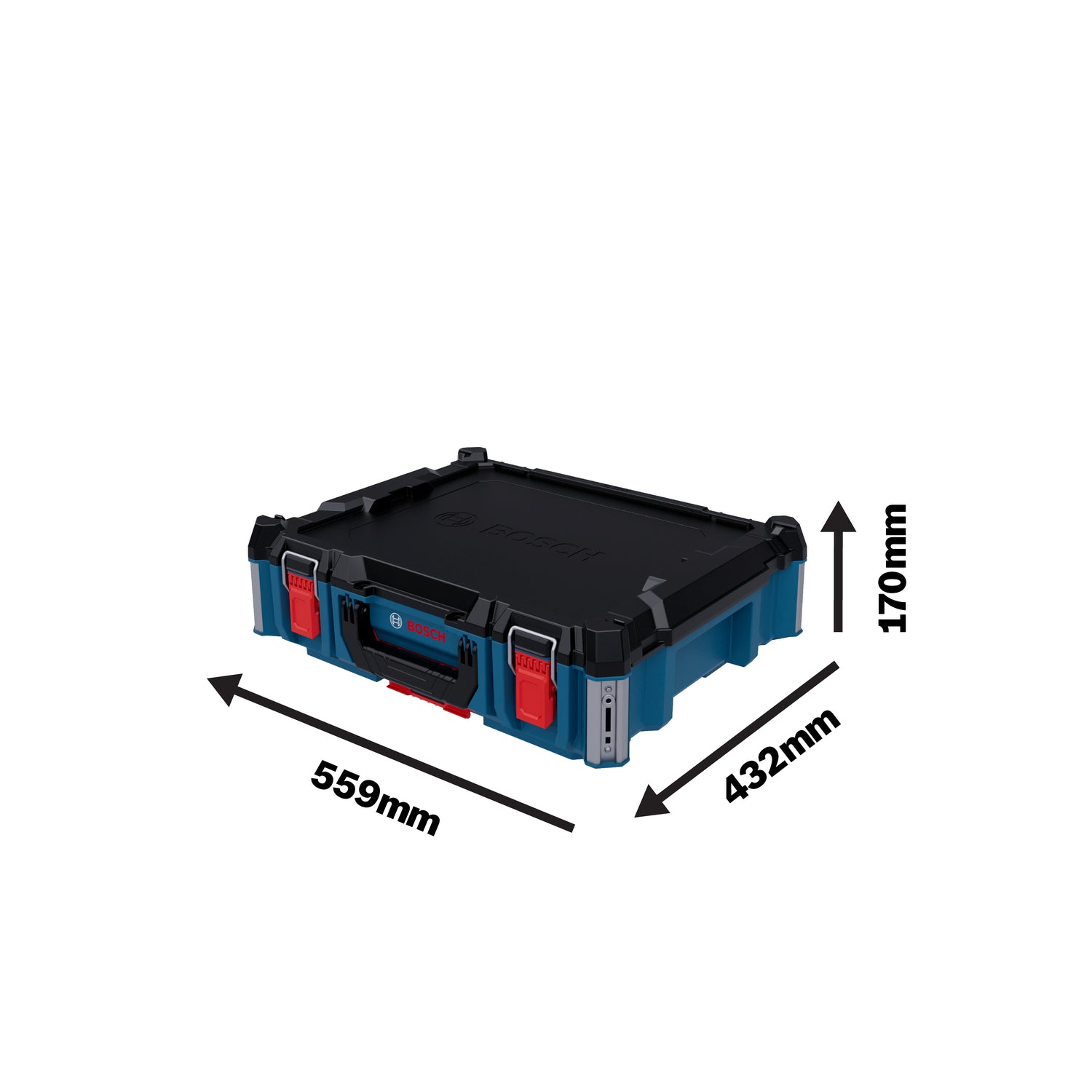 Bosch L-BOXX Contractor Set 3 (Trolley 476, Koffer 322, Koffer 170, Koffersystem, Mobiles Aufbewahrungssystem)