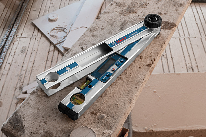 Bosch Winkelmesser GAM 220 MF (Schenkellänge: 40 cm, Messbereich: 0° - 220°, Ermittlung von Gehrungswinkeln)