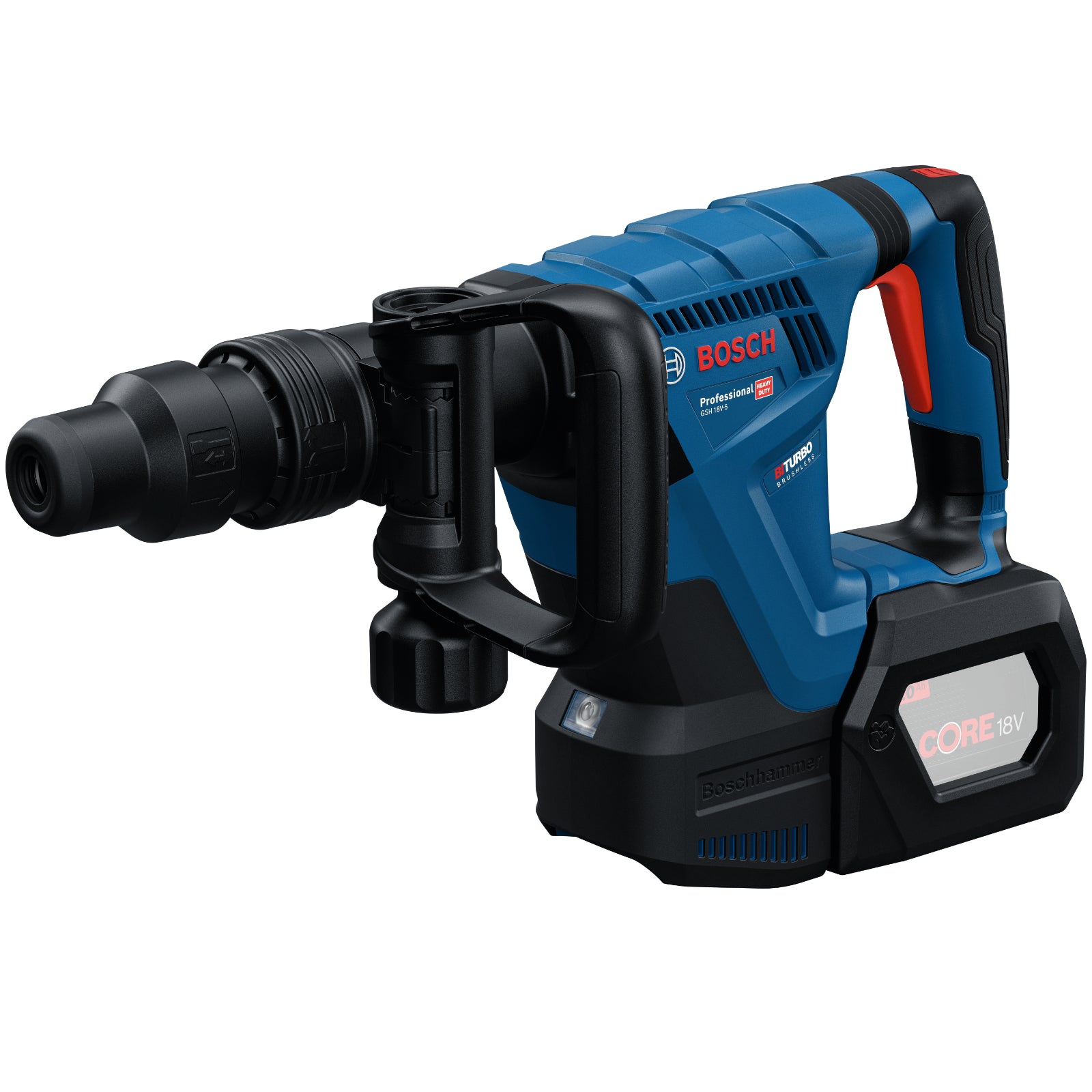 Bosch Akku-Schlaghammer GSH 18V-5 (Solo in XL-BOXX, SDS max Abbruchhammer, 8,5 J Schlagenergie)