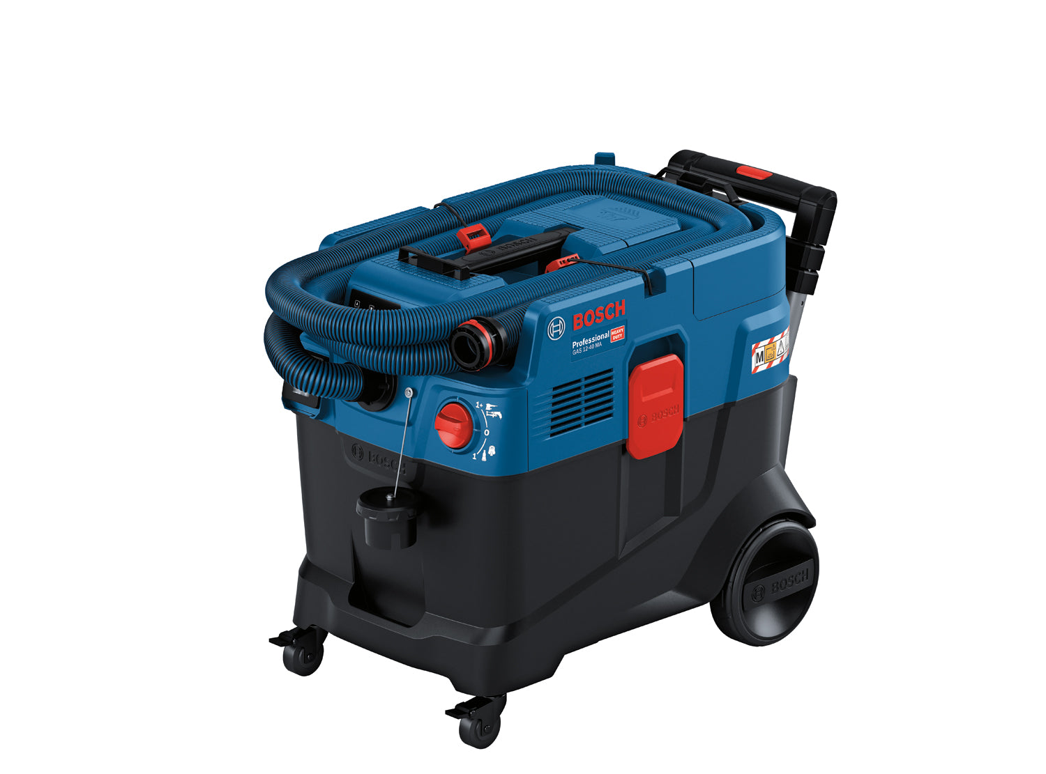 Bosch Allzwecksauger GAS 12-40 MA (M-Klasse, automatische Filterreinigung AFC, 1200 W, inkl. Filter, Schlauch, Adapter, Düsen)