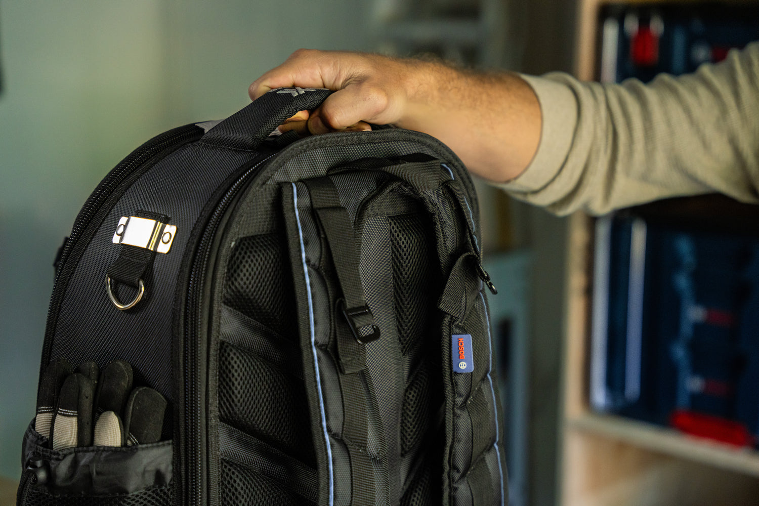 Bosch L-BOXX Contractor Backpack (Werkzeugrucksack, 210 x 391 x 500 mm, volle Kompatibilität mit L-BOXX & ProClick System)