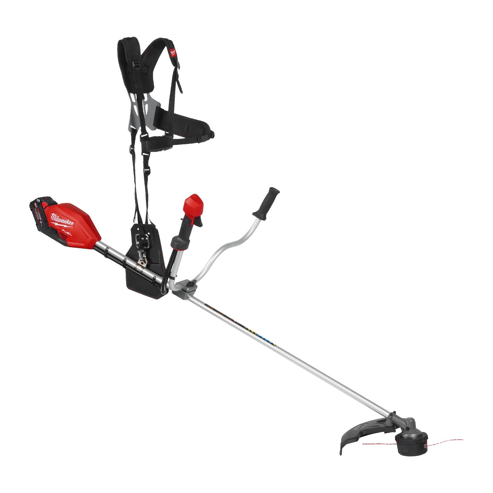 Milwaukee M18 FBCU-802 Akku-Freischneider (inkl. Messer + Fadenkopf, mit 2 x 8,0 Ah FORGE Akku und Ladegerät)