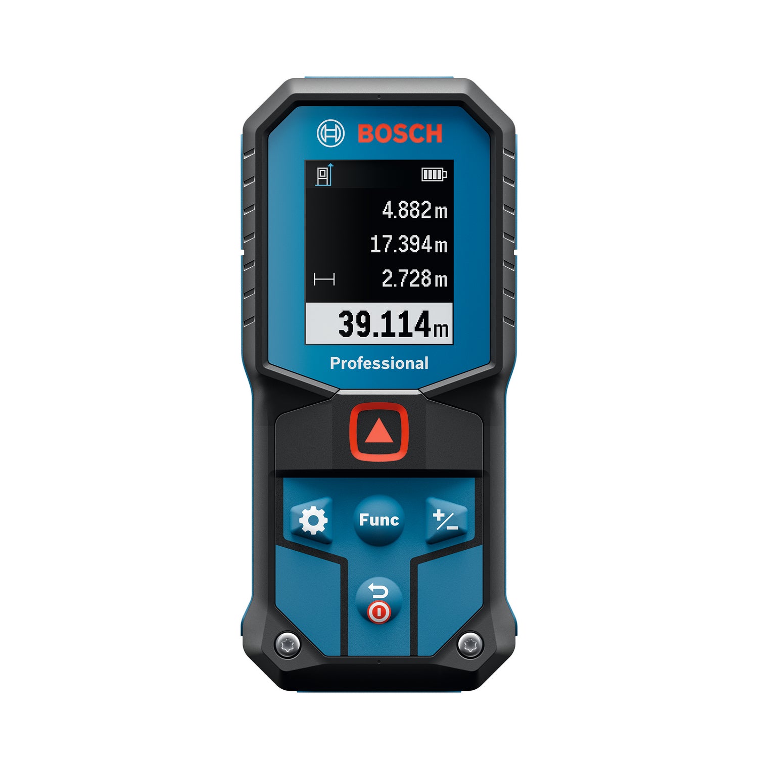 Bosch Laser-Entfernungsmesser GLM 40-31 (Messbereich: 0,05 - 40 m, IP 65, 7 Messmodi, automatische Berechnungen, inkl. Batterien)