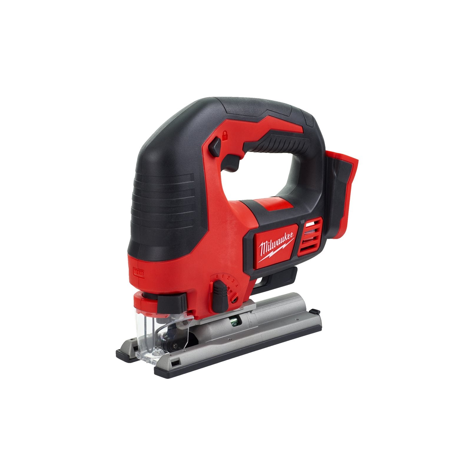 Milwaukee M18 BJS-0 Akku-Stichsäge (Max. Schnittleistung Holz: 135 mm, Hubzahl: 0 - 2.800 min-1, Pendelhub, ohne Akku)