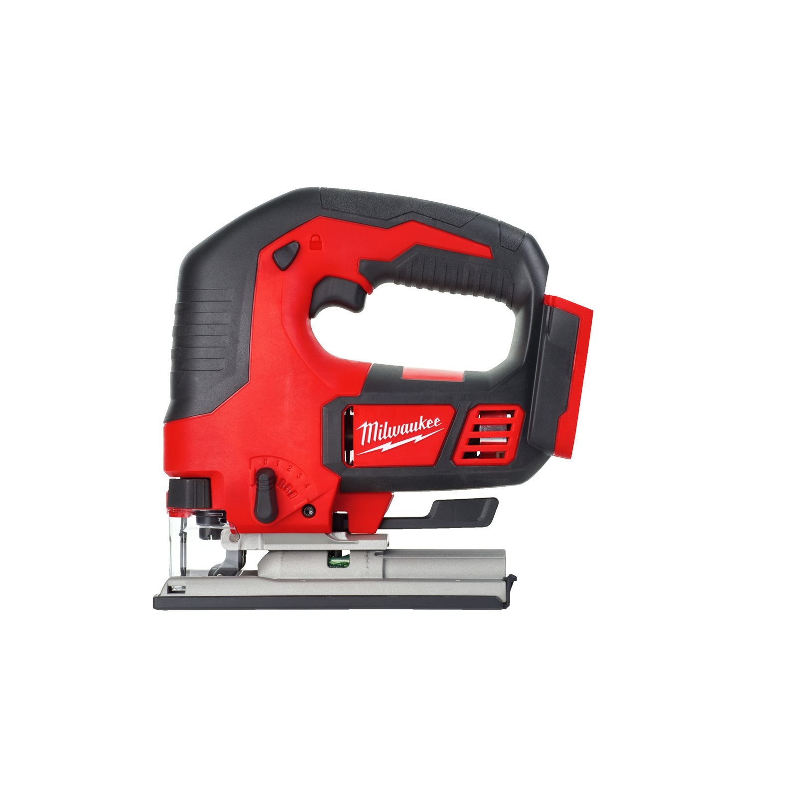 Milwaukee M18 BJS-0 Akku-Stichsäge (Max. Schnittleistung Holz: 135 mm, Hubzahl: 0 - 2.800 min-1, Pendelhub, ohne Akku)