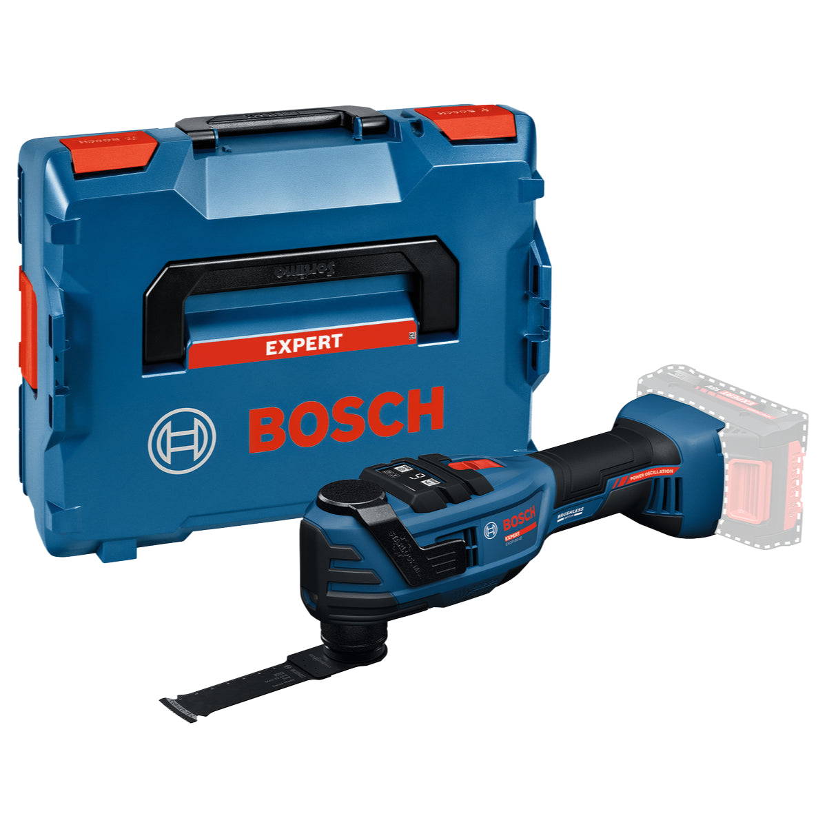 Bosch EXPERT Akku-Multi-Cutter EXOP18V-40 (Aufnahme: Starlock, Starlock Plus, Starlock Max, Snap-in, ohne Akku in L-BOXX 136)