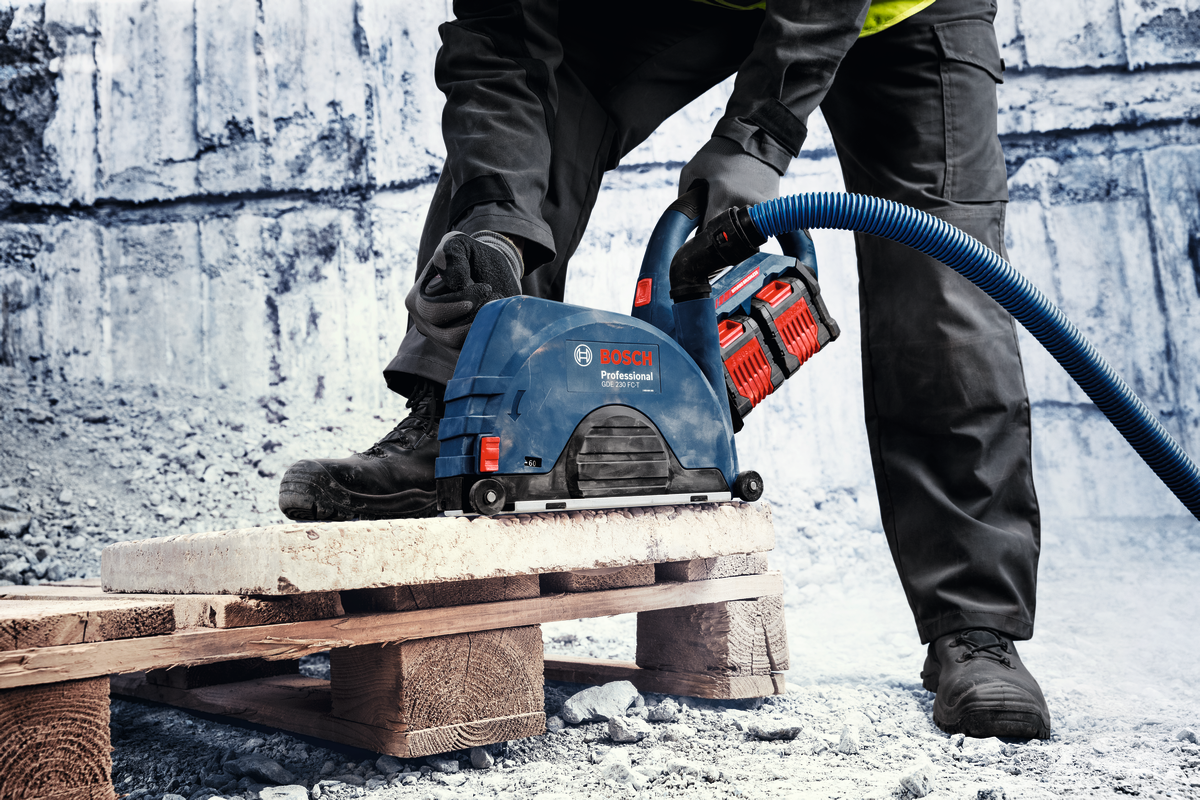 Bosch EXPERT Akku-Winkelschleifer EXWS18V2-230P (Scheiben-Ø: 230 mm, 2x18V-Hochleistungsmotor, ohne Akku in XL-BOXX 232)