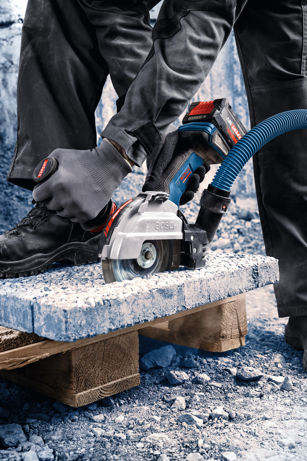 Bosch EXPERT Akku-Winkelschleifer EXWS18V-180P (Scheiben-Ø: 180 mm, Drehzahl: 6100 U/min, ohne Akku in L-BOXX 238)