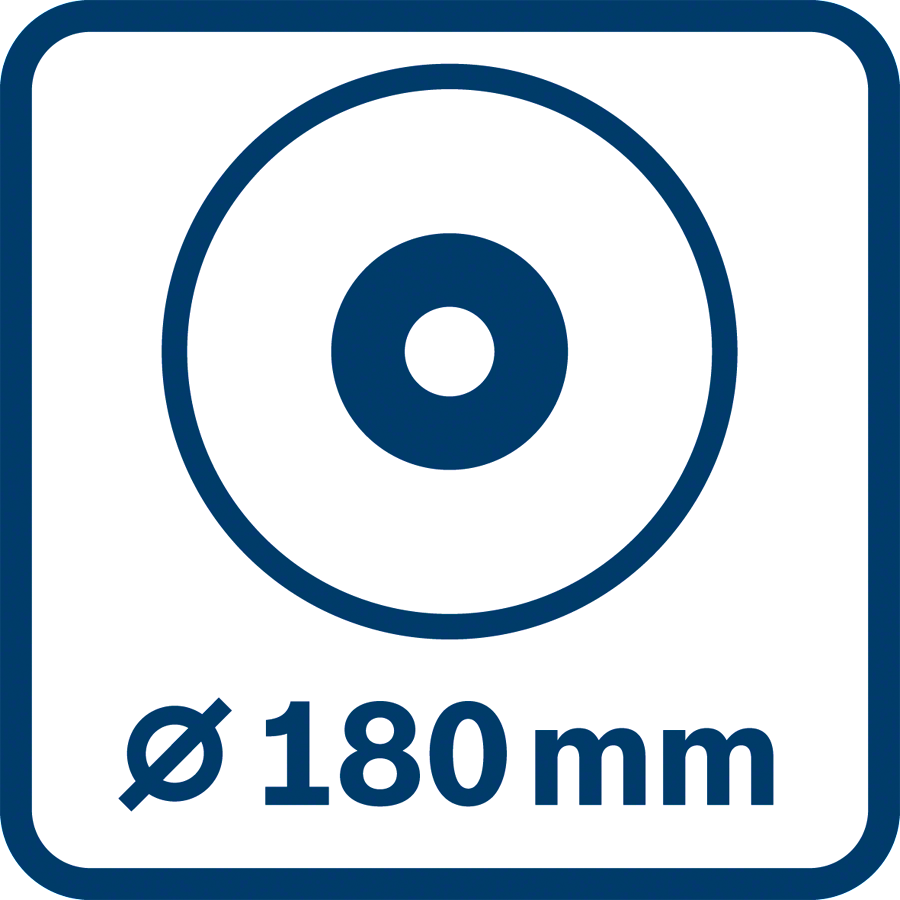 Bosch EXPERT Akku-Winkelschleifer EXWS18V-180P (Scheiben-Ø: 180 mm, Drehzahl: 6100 U/min, ohne Akku in L-BOXX 238)