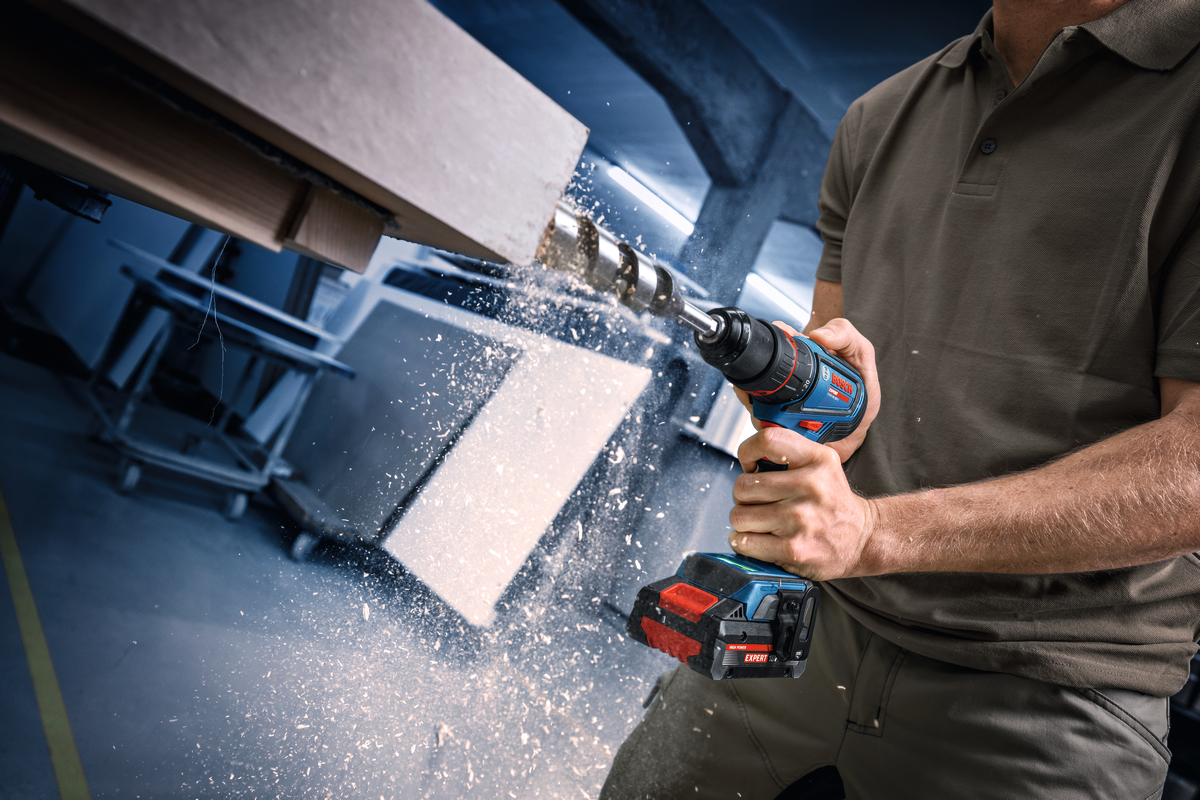 Bosch EXPERT Akku-Bohrschrauber EXSR18V-90FC (inkl. 3x FlexiClick Aufsatz, Drehmoment: 36/65 Nm, ohne Akku in L-BOXX 136)