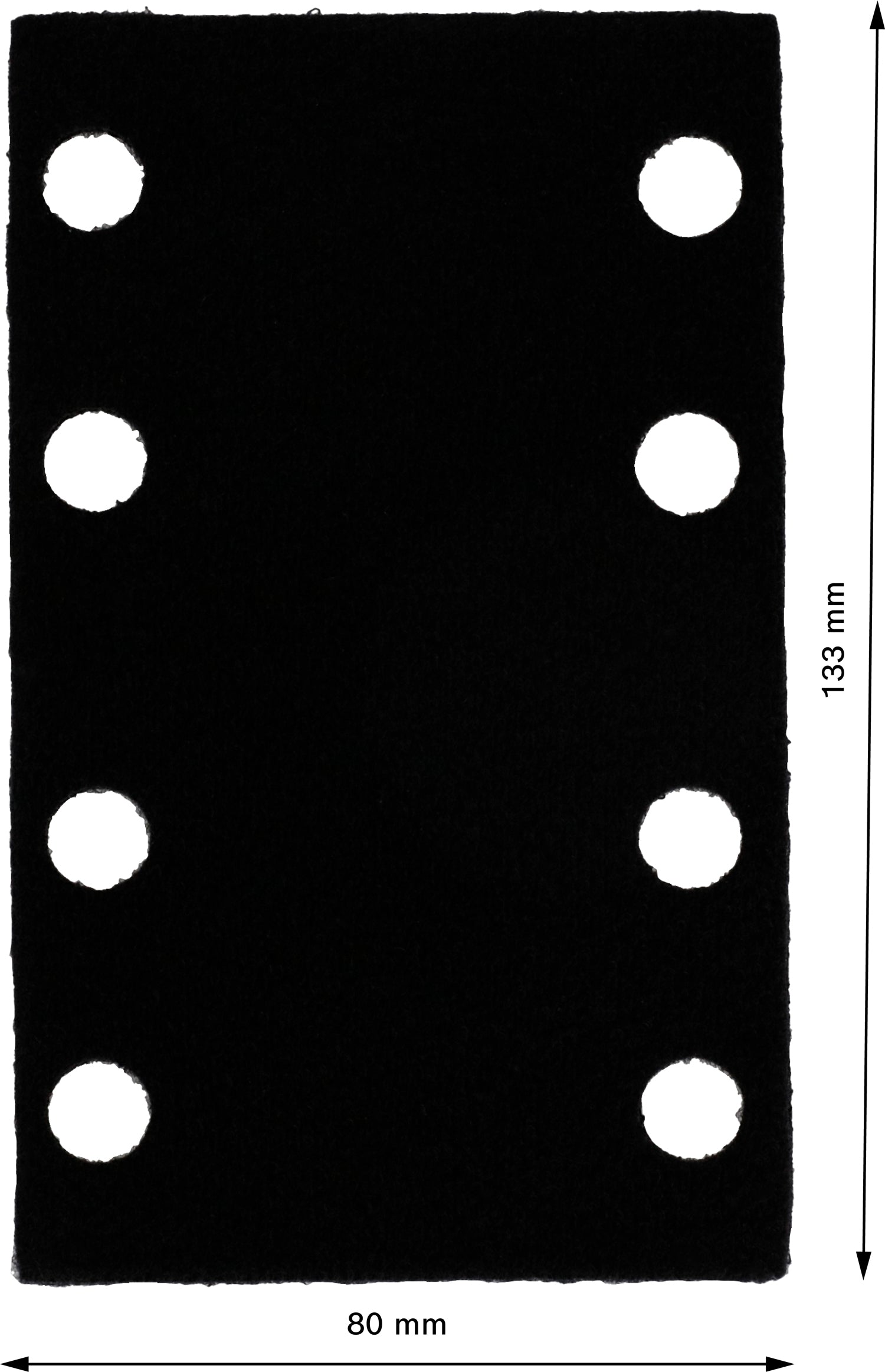 Bosch Schleiftellerschoner 80 x 133 mm (2 Stück, Zwischenscheibe, Pad Saver, Schwingschleifer)