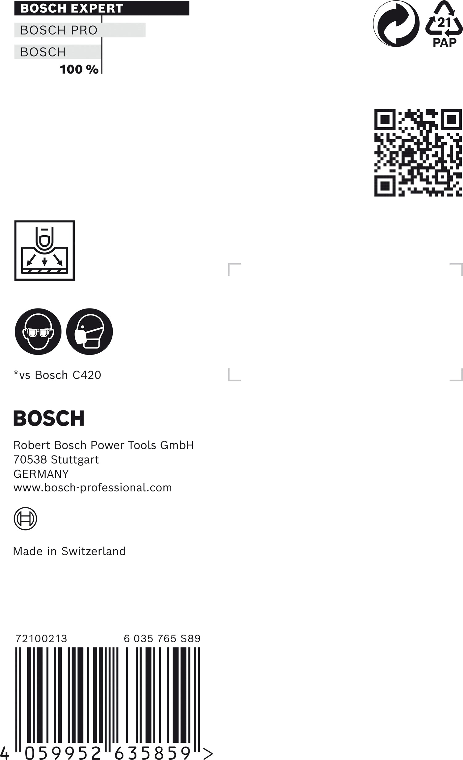 Bosch EXPERT M480 Dual Density Schleifblock 80 x 133 mm (inkl. 5 x Schleifnetz, 3-in-1 Schleifschwamm)