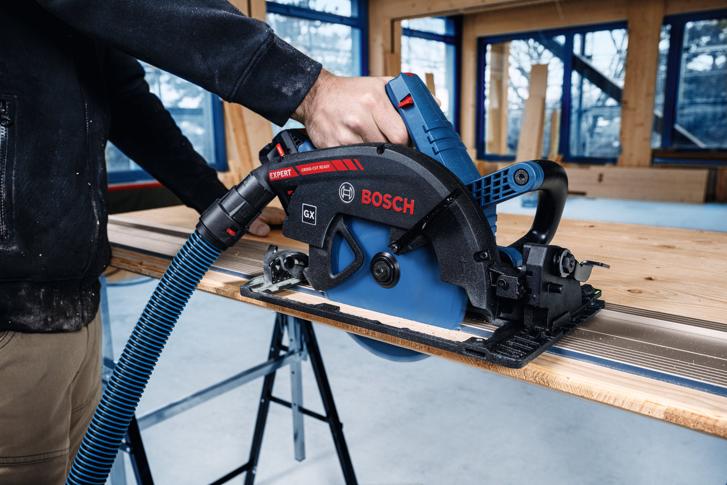 Bosch EXPERT Akku-Kreissäge EXKS18V-68GX (Sägeblatt-Ø: 190 mm, Drehzahl: 2.500 - 5.000 U/min, ohne Akku in L-BOXX 238)