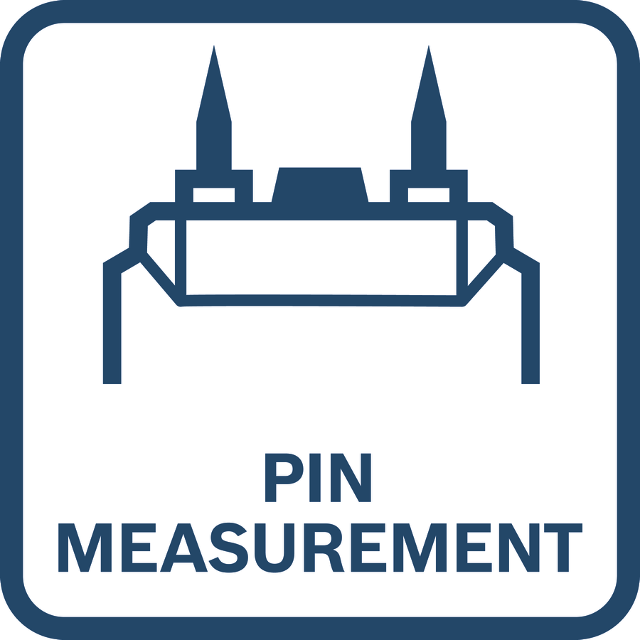 Bosch EXPERT Materialfeuchtigkeitsmesser EXMM3-17 (3 Sensoren: Pin, Pad, Thermo-Hygrometer, Automatischer Selbsttest, inkl. Batterien in Tasche)