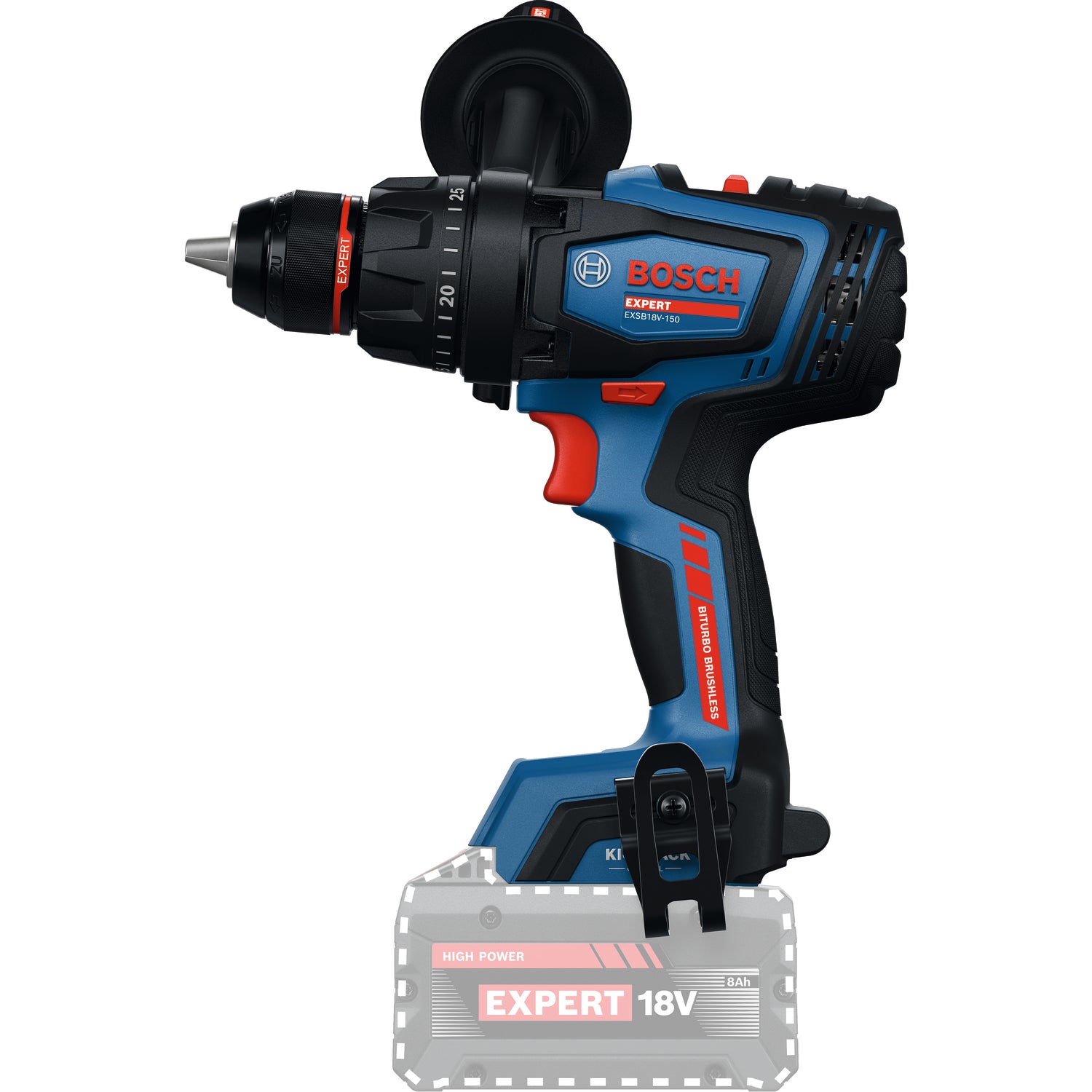 Bosch EXPERT Akku-Schlagbohrschrauber EXSB18V-150 (Drehmoment: 150 Nm, 13 mm Bohrfutter, ohne Akku in L-BOXX 136)
