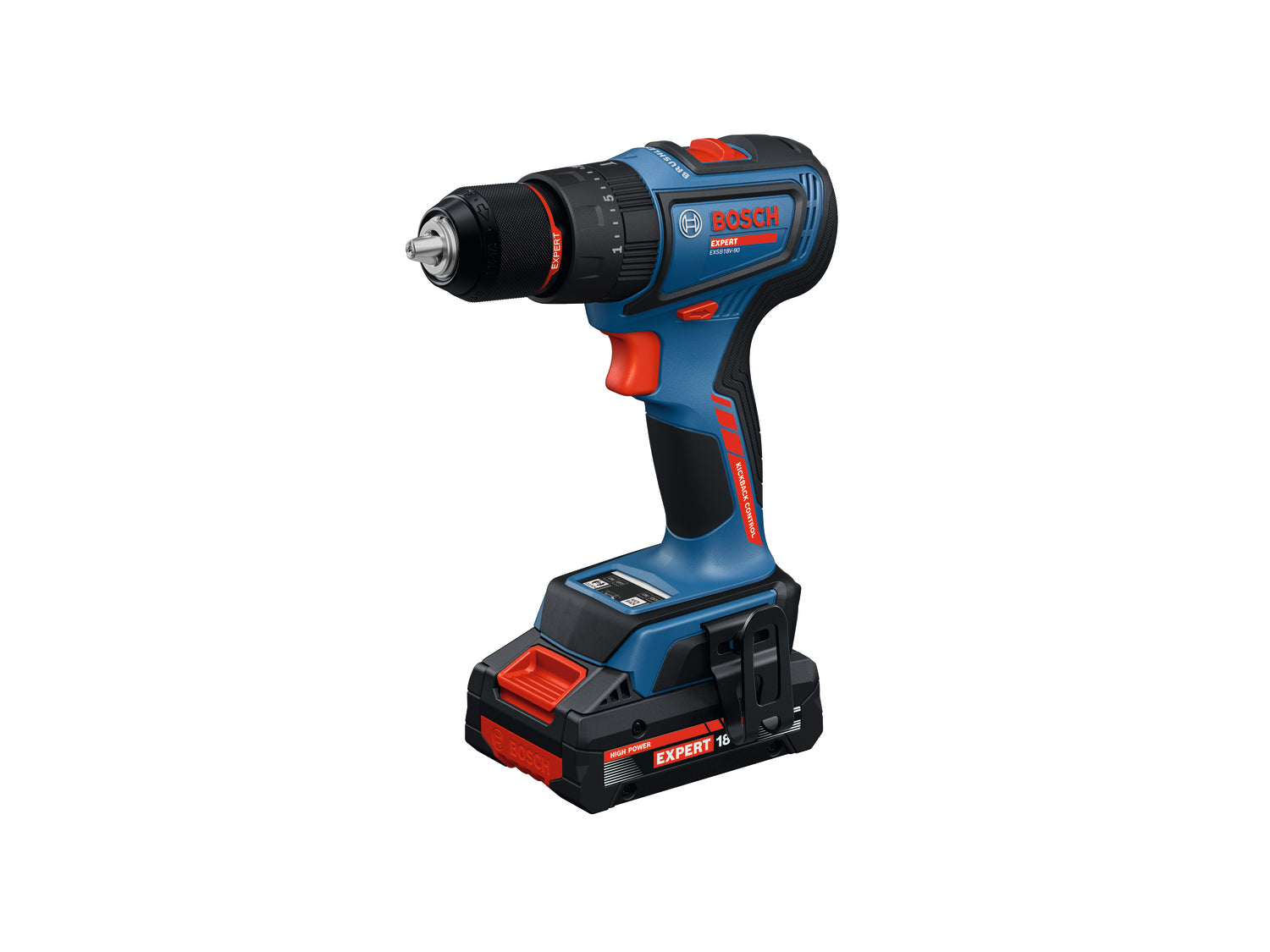 Bosch EXPERT Akku-Schlagbohrschrauber EXSB18V-90 (Drehmoment: 36/65 Nm, 13 mm Bohrfutter, inkl. 3 x 4,0 Ah Akku in L-BOXX 136)