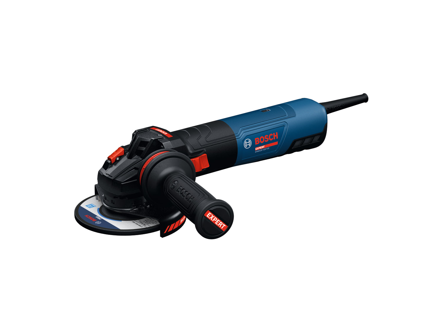 Bosch EXPERT Winkelschleifer EXWS20-125TSB (Scheiben-Ø: 125 mm, 2000 W, Drehzahl: 2400-9700 U/min)