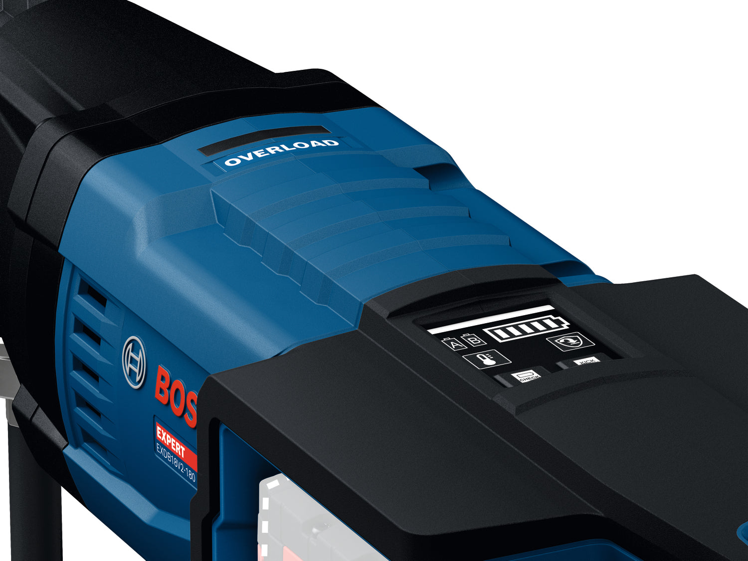 Bosch EXPERT Akku-Diamantbohrmaschine EXDB18V2-180 (Bohr-Ø max.: 182 mm, Trocken- & Nassbohren, Werkzeugaufnahme G 1/2" & 1 1/4" UNC, ohne Akku in XL-BOXX 232)