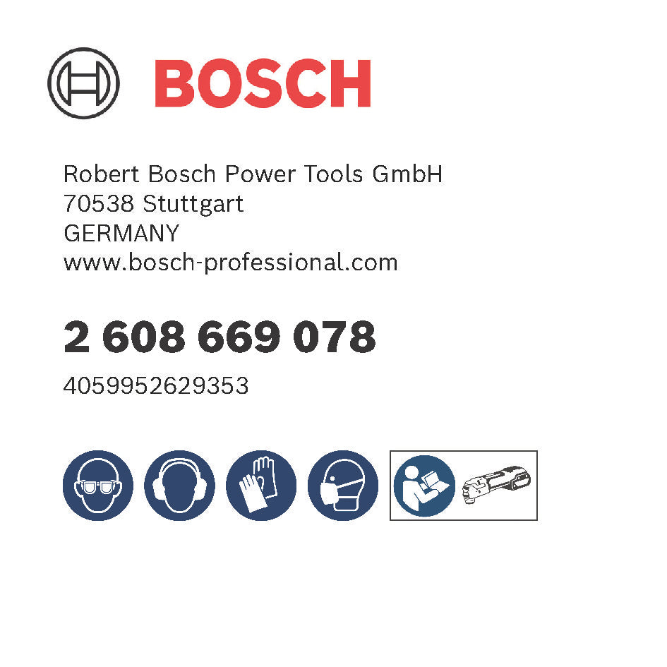 Bosch PRO Tauchsägeblatt AII 65 APIB (Starlock, für Holz mit Nägel, Kunststoff, Sandwich-Metall, 65 x 40 mm)
