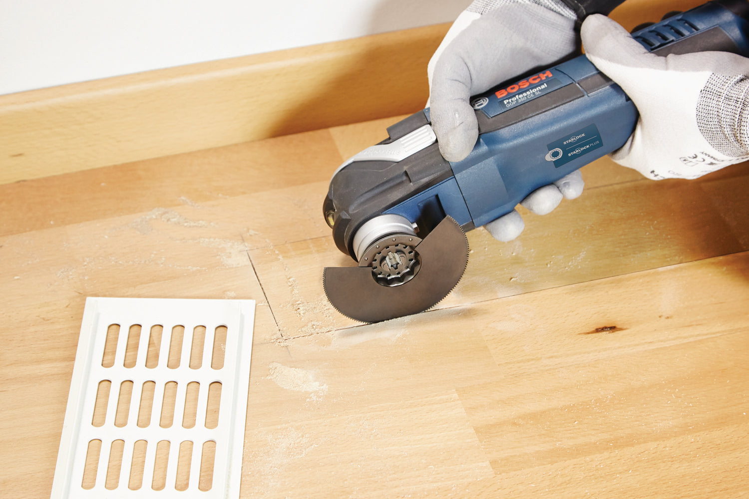 Bosch PRO Segmentsägeblatt ACZ 100 BB (Starlock, für Holz mit Nägeln & Kompaktlaminat-Vinyl, 100 mm)