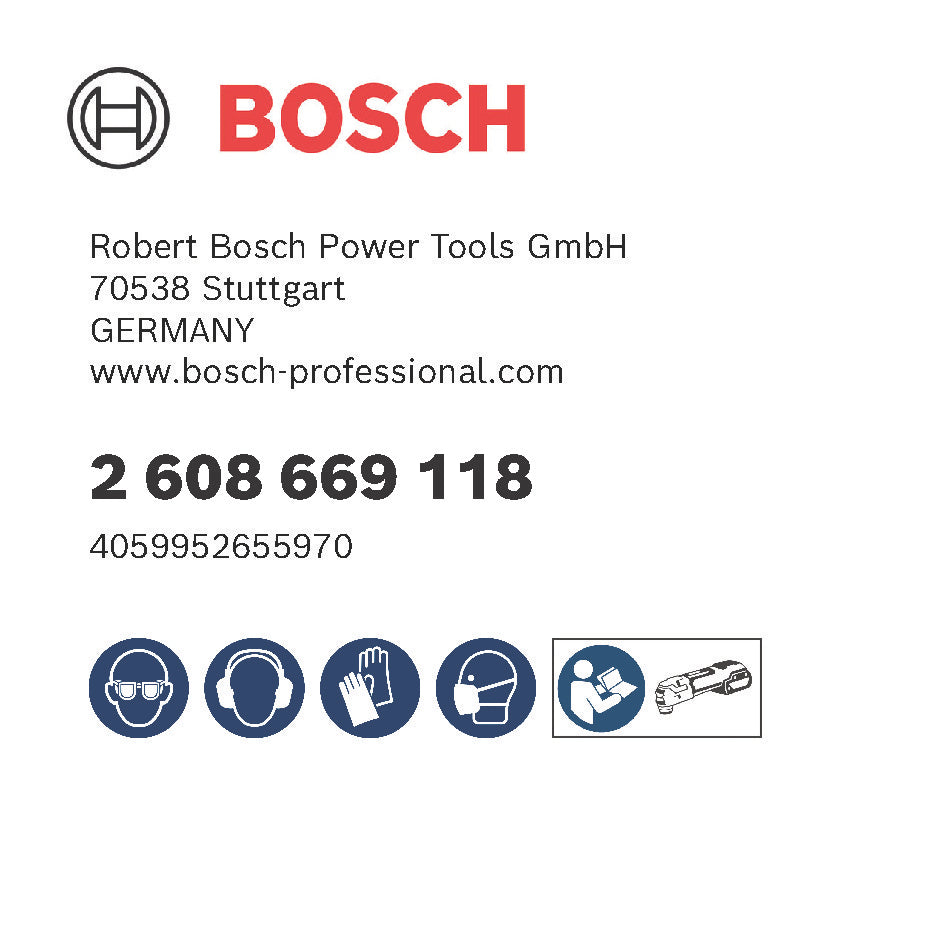Bosch PRO Segmentsägeblatt ACZ 100 BB (Starlock, für Holz mit Nägeln & Kompaktlaminat-Vinyl, 100 mm)