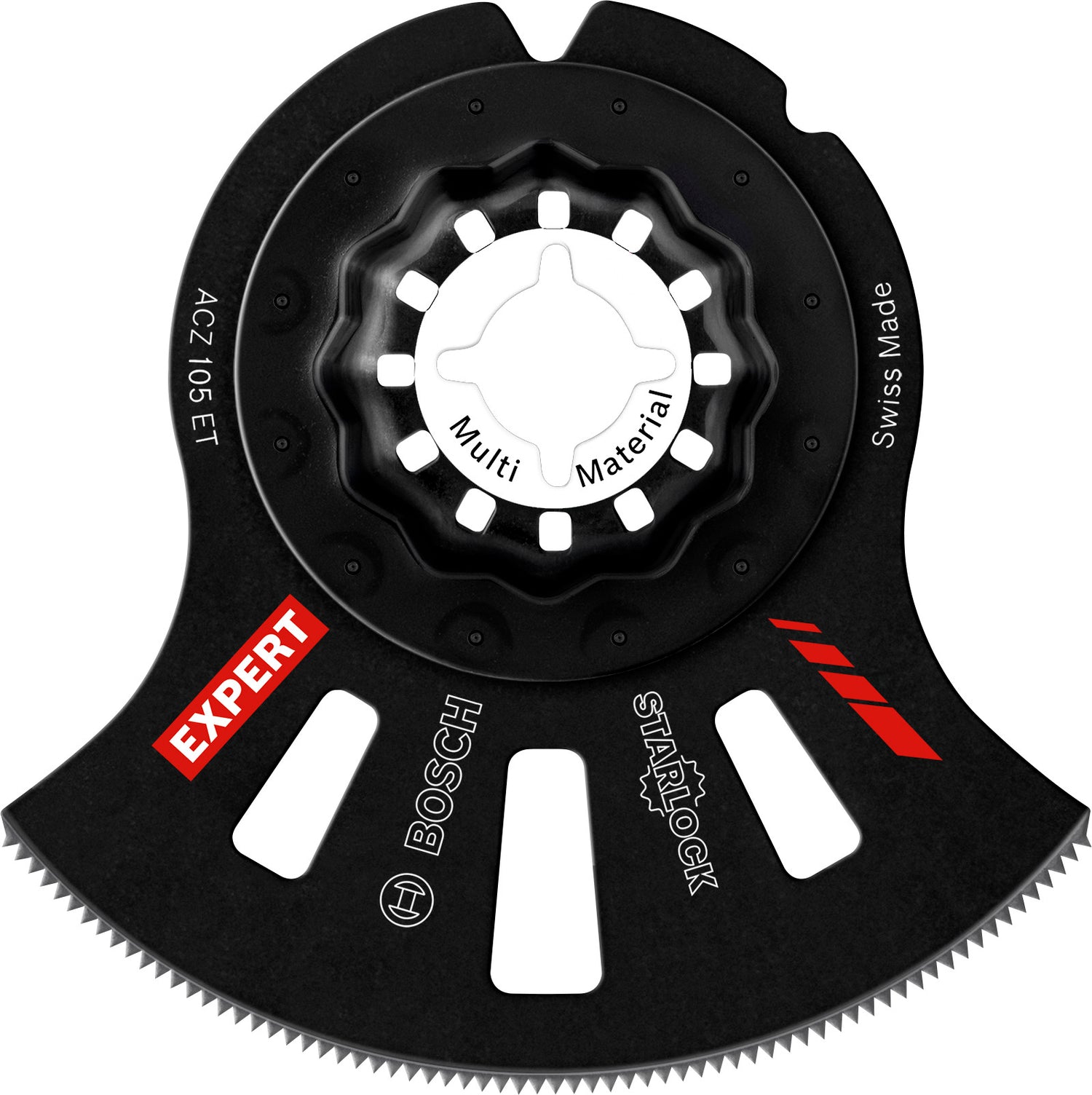 Bosch EXPERT Segmentsägeblatt ACZ 105 ET Multi Material (Starlock, für Faserkunststoffe GFK, CFK, Ziegelstein, 80 x 30 mm, Ø 105 mm, Carbide)