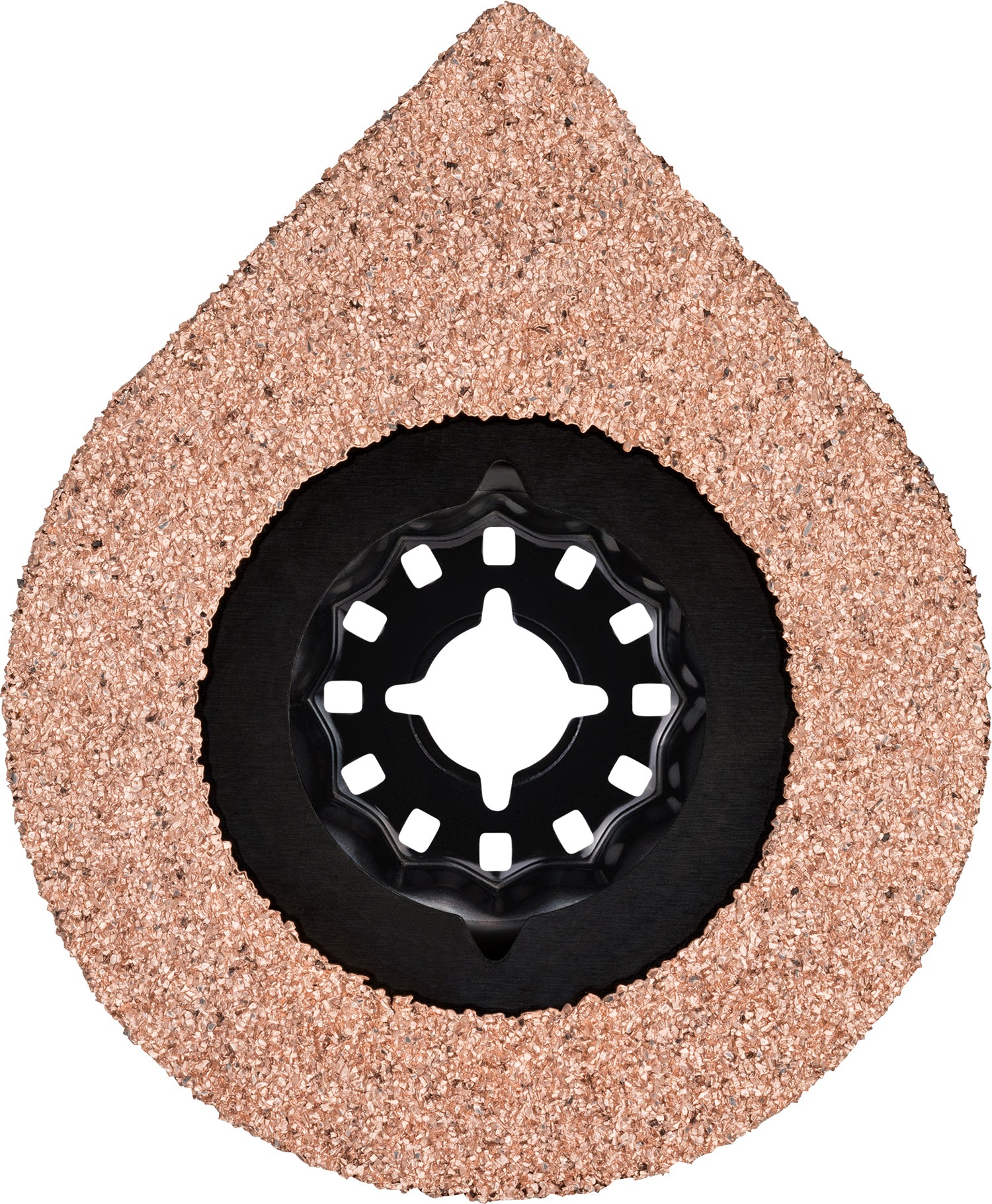 Bosch EXPERT Schleifplatte AVZ 70 RT4 (Starlock, 3 max, 40er-Körnung, zum Entfernen von Fugen, Mörtel, Fliesenkleber, 70 mm, Carbide-RIFF)