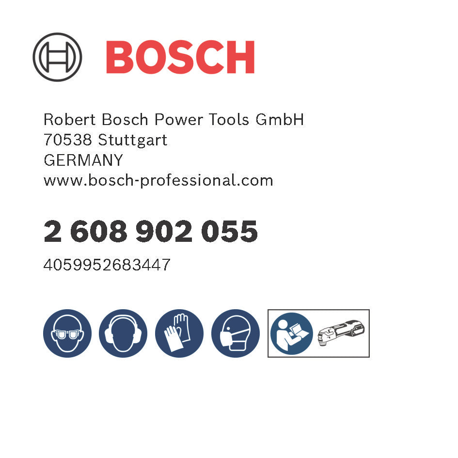 Bosch EXPERT Schleifplatte AVZ 70 RT4 (Starlock, 3 max, 40er-Körnung, zum Entfernen von Fugen, Mörtel, Fliesenkleber, 70 mm, Carbide-RIFF)