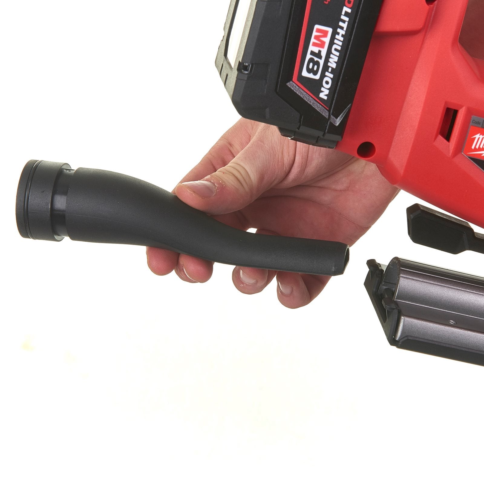 Milwaukee M18 FJS-0X Akku-Bügelgriffstichsäge (FUEL™, bis zu 32 m in 19 mm OSB, 5-stufige Pendelbewegung, ohne Akku in HD-Box)