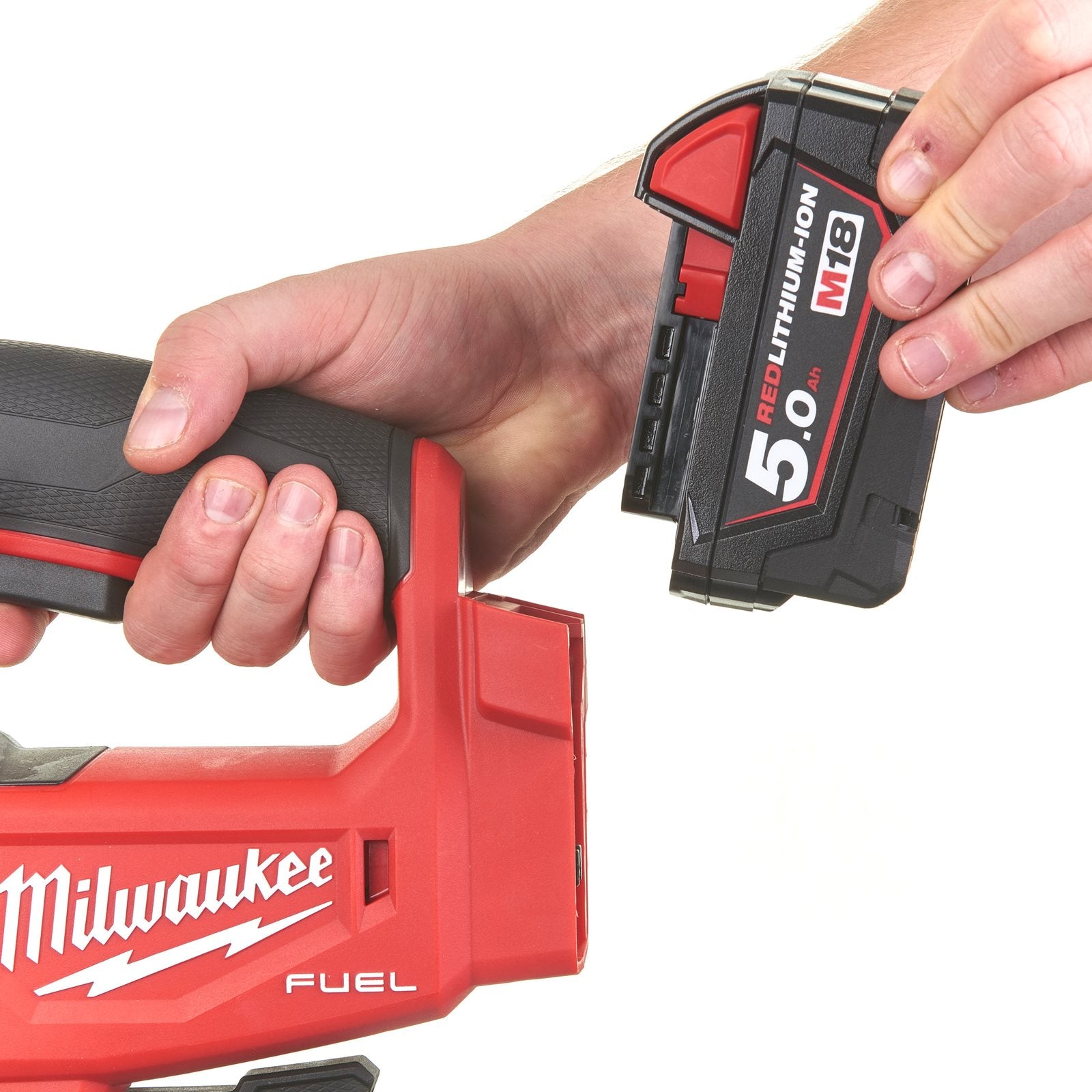 Milwaukee M18 FJS-0X Akku-Bügelgriffstichsäge (FUEL™, bis zu 32 m in 19 mm OSB, 5-stufige Pendelbewegung, ohne Akku in HD-Box)