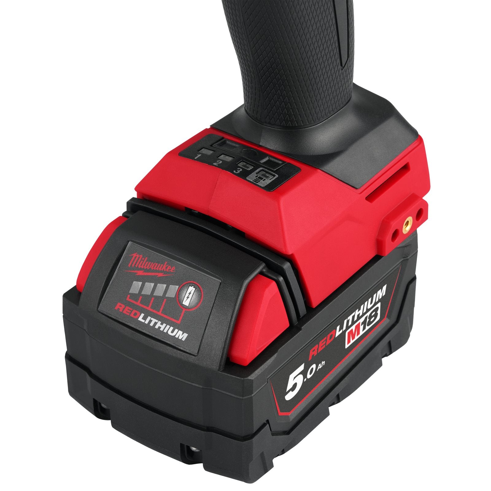 Milwaukee M18 FHIW2F12-0X Akku-Schlagschrauber (Drehmoment: 1491 Nm, Drehmoment: 0 - 2000 U/min, FUEL™, 1/2"-Vierkant, ohne Akku in HD-Box)