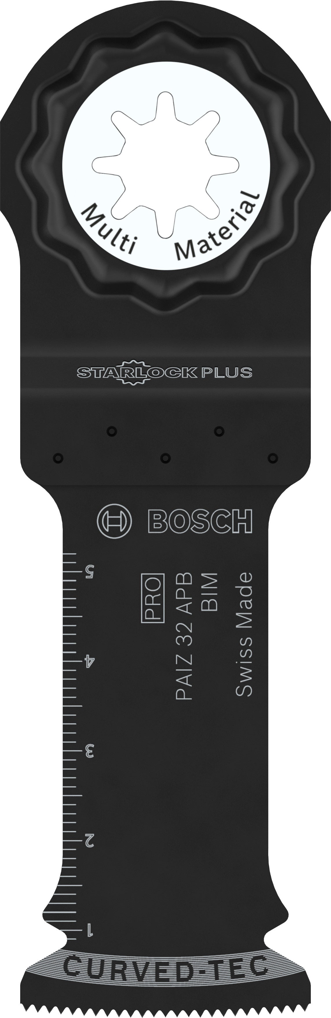 Bosch PRO Tauchsägeblatt PAIZ 32 APB (Starlock Plus, für Holz, Metall, Kunststoff, Curved-Tec, 32 x 60 mm)