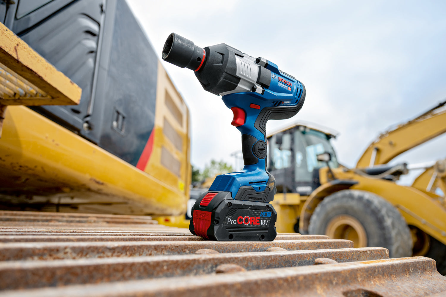 Bosch Akku-Schlagschrauber GDS 18V-1600 HC (Drehmoment: 1600 Nm, Losbrechmoment: 2200 Nm, 3/4"-Vierkant, 3 Stufen, ohne Akku im Karton)