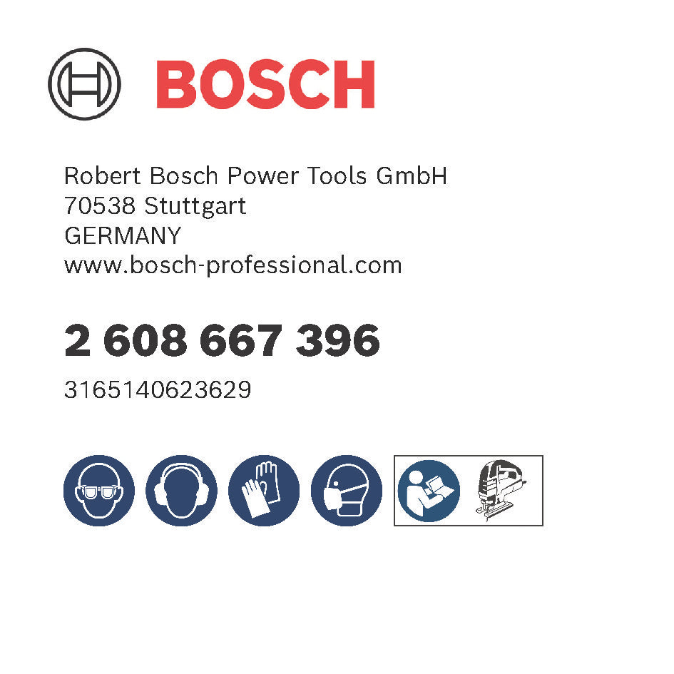 Bosch PRO Fibre Insulation precise T1013AWP Stichsägeblatt (3er-Pack, zum Schneiden von Mineralfaserdämmstoffen, T-Schaft)