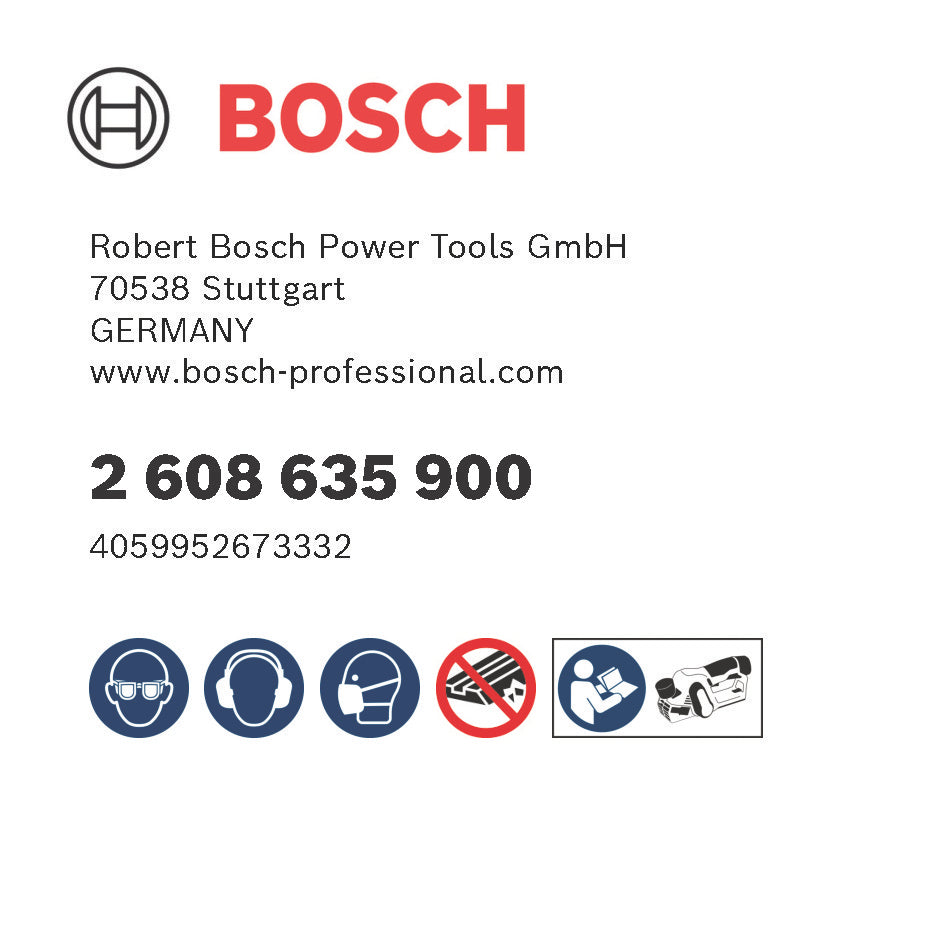Bosch PRO Hobelmesser 56 mm (2er-Pack, zum Hobeln von Holz, Carbide-Schnittkante, Wendemesser, 56 × 5,5 × 1,1 mm)