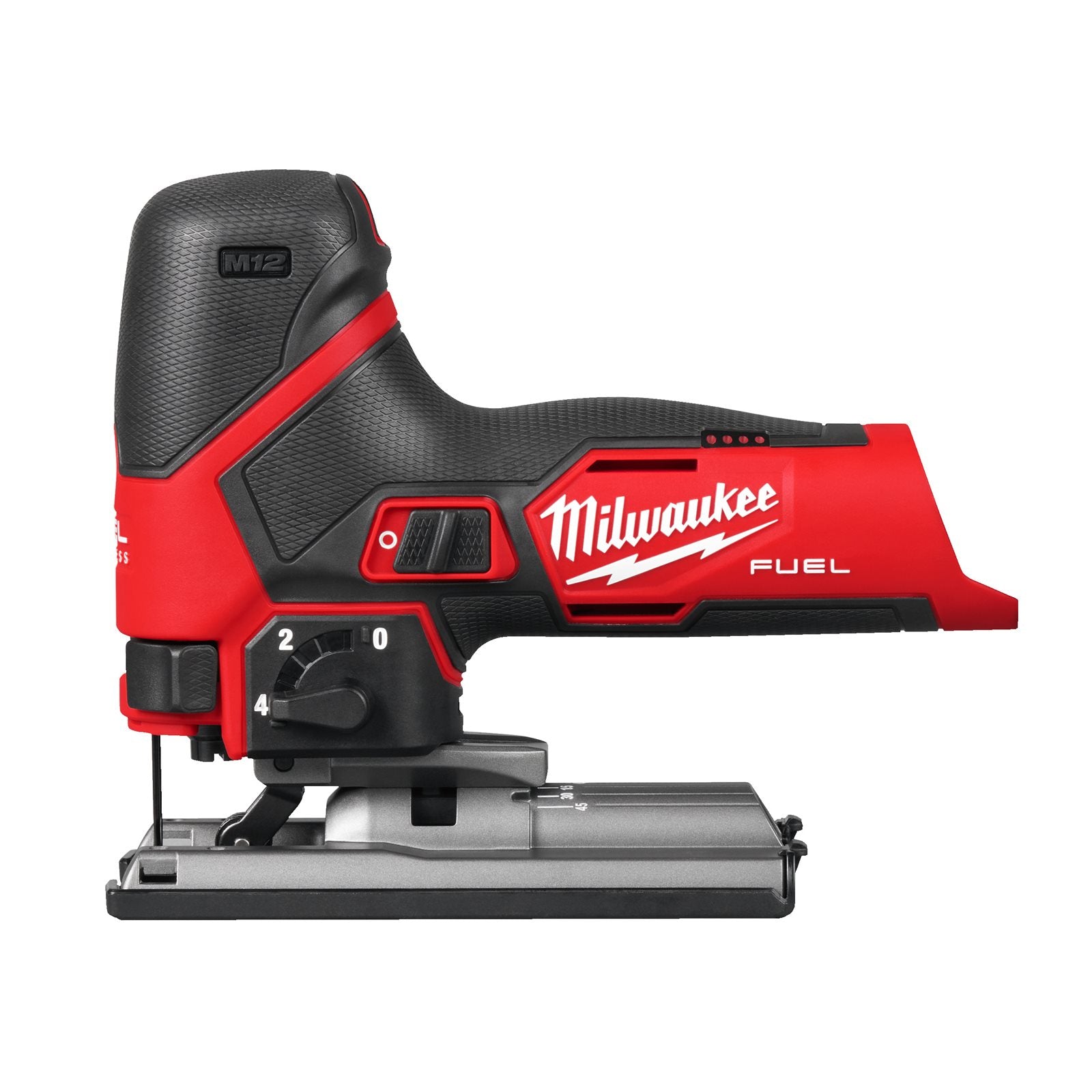 Milwaukee Akku-Stichsäge M12 FJS-0 (6 Geschwindigkeitsstufen, bis zu 24 m in 19 mm OSB, ohne Akku)