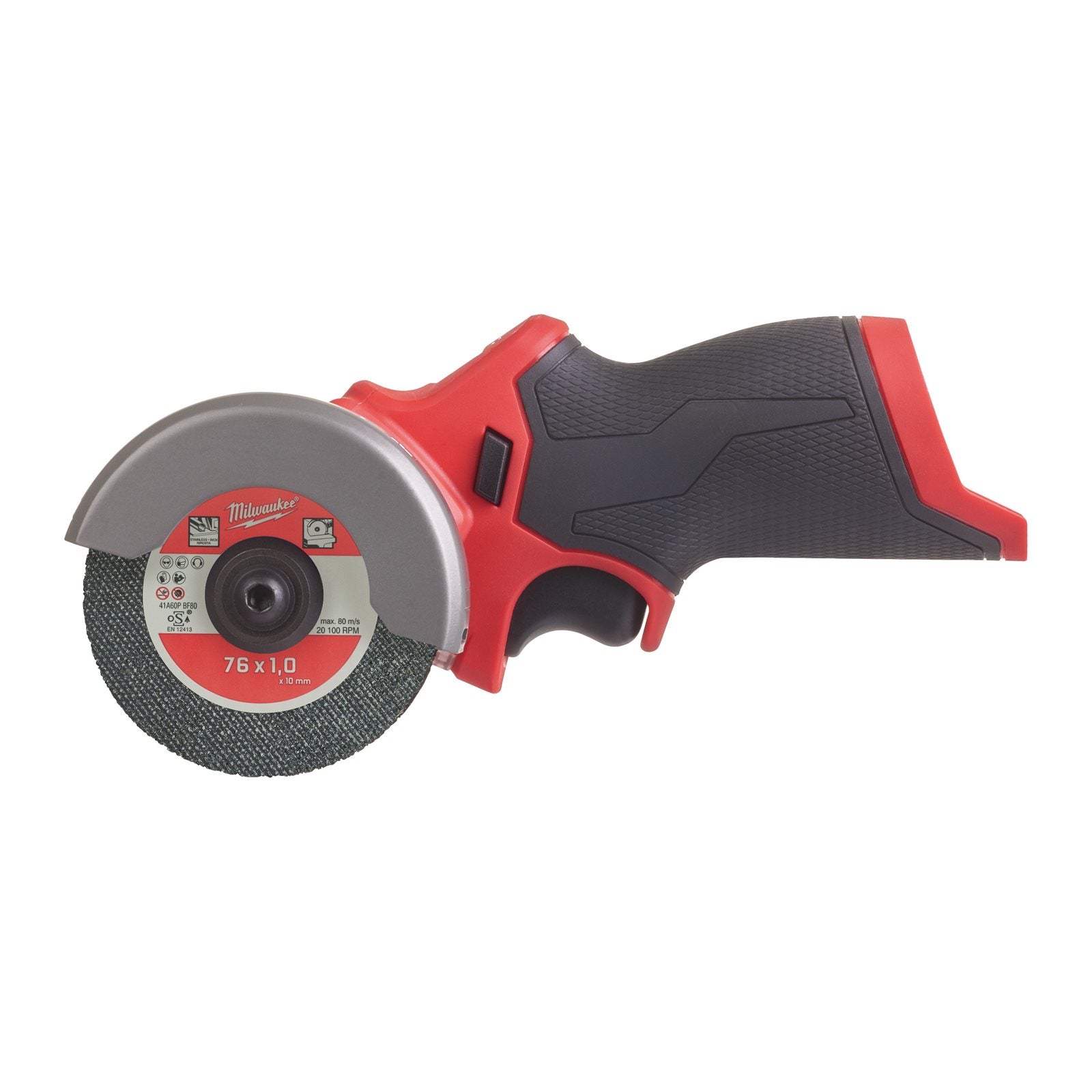 Milwaukee Akku-Multimaterialschneider M12 FCOT-0 (Scheiben-Ø: 76 mm, Drehzahl: bis 20000 U/min, ohne Akku, inkl. 3 Trennscheiben)