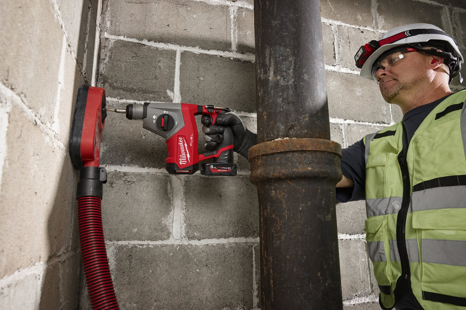 Milwaukee Akku-Kombihammer M12 FHAC16-0 (SDS plus, Schlagenergie: 1,15 J, Optimiertes Hammerbohren bis zu 12 mm, ohne Akku)