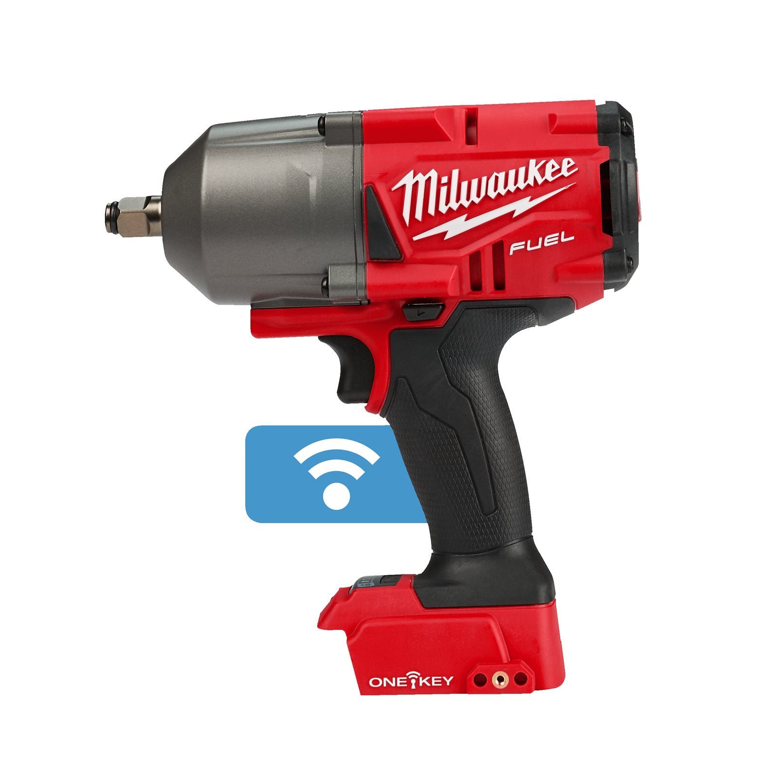 Milwaukee Akku-Schlagschrauber M18 ONEFHIWF12-0X (Drehmoment: 1356 Nm, Lösemoment: 1898 Nm, 1/2"-Vierkant, ONE-KEY, ohne Akku in HD Box)