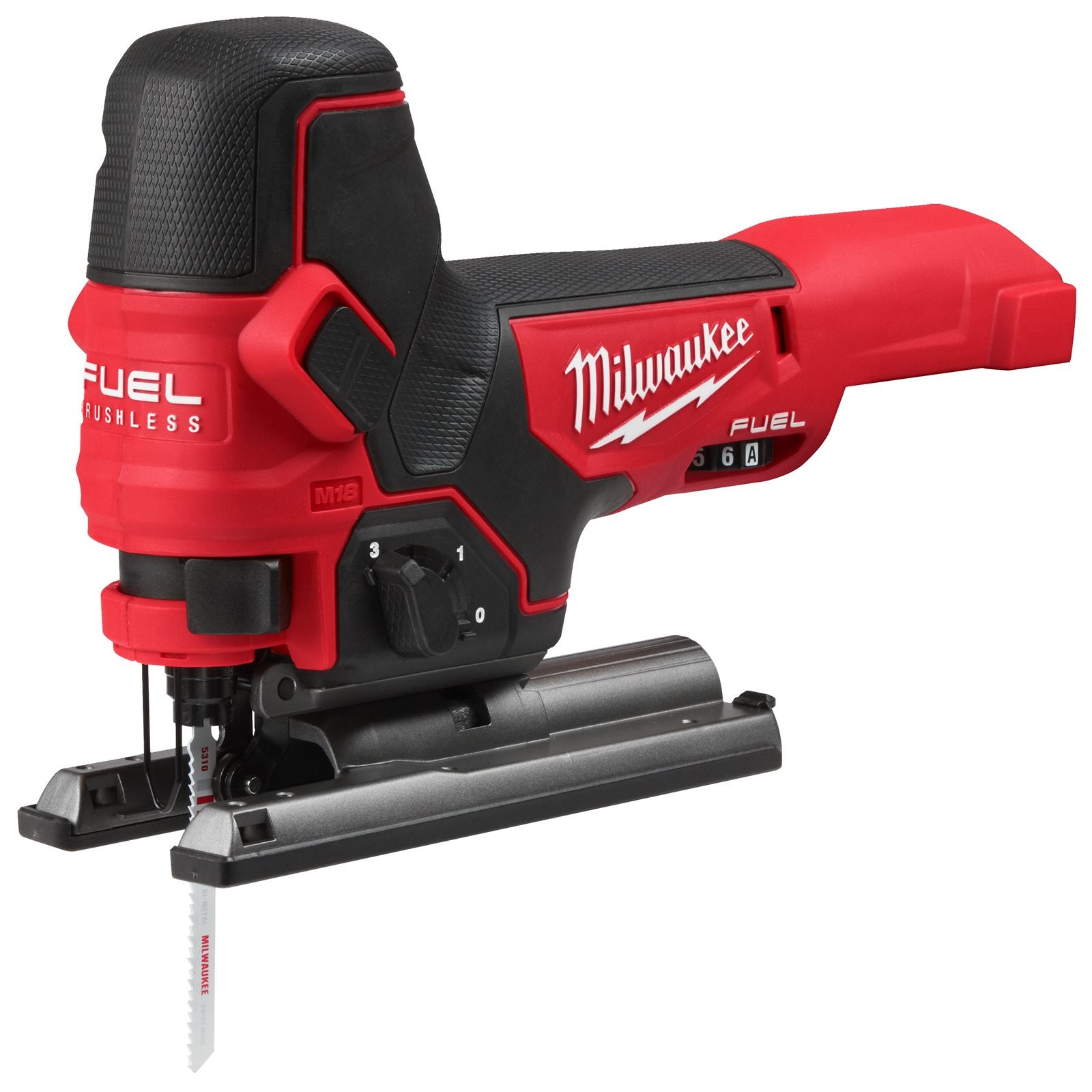 Milwaukee Akku-Stichsäge M18 FBJS-0X (Max. Schnittleistung Holz: 100 mm, 5-fache Pendelhubeinstellung, ohne Akku in HD Box)