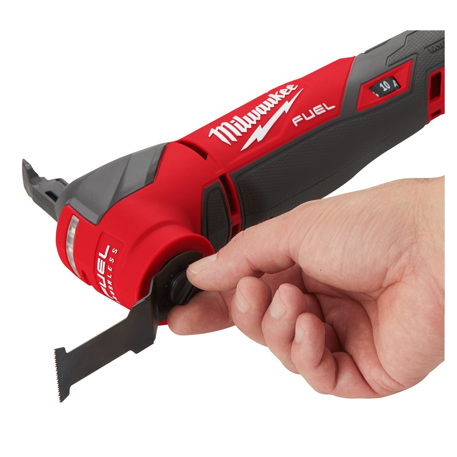 Milwaukee Akku-Multitool M18 FMT-502X (Oszillationswinkel: 2,1°, FIXTEC Schnellwechselsystem inkl. Universal-Adapter, mit 2 x 5,0 Ah Akku in HD Box)