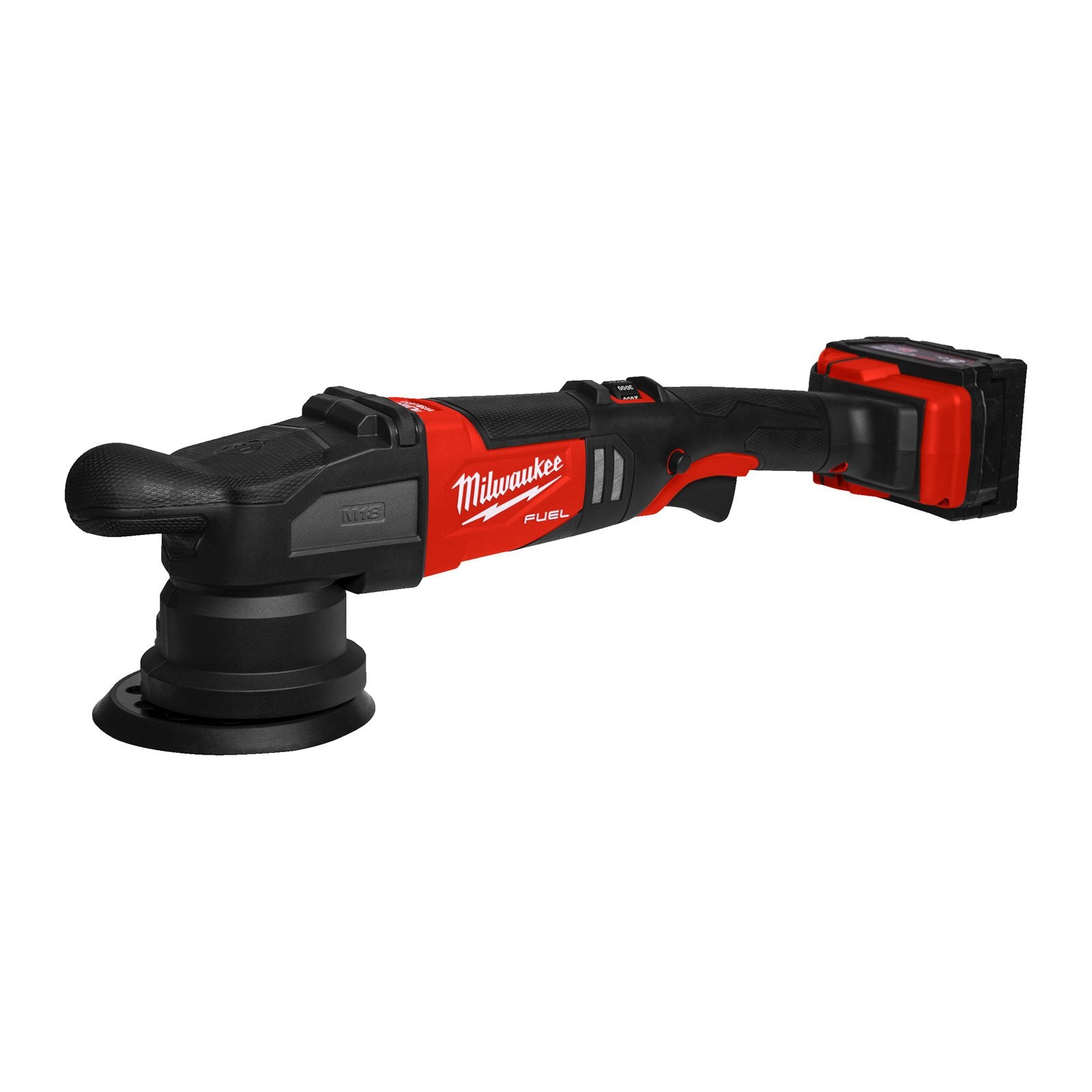 Milwaukee Akku-Exzenter-Polierer M18 FROP15-502X (Scheiben-Ø: 125 mm, Schwingkreis: 15 mm, Drehzahl: 2.650 - 5.100 U/min, mit 2 x 5,0 Ah Akku in HD Box)
