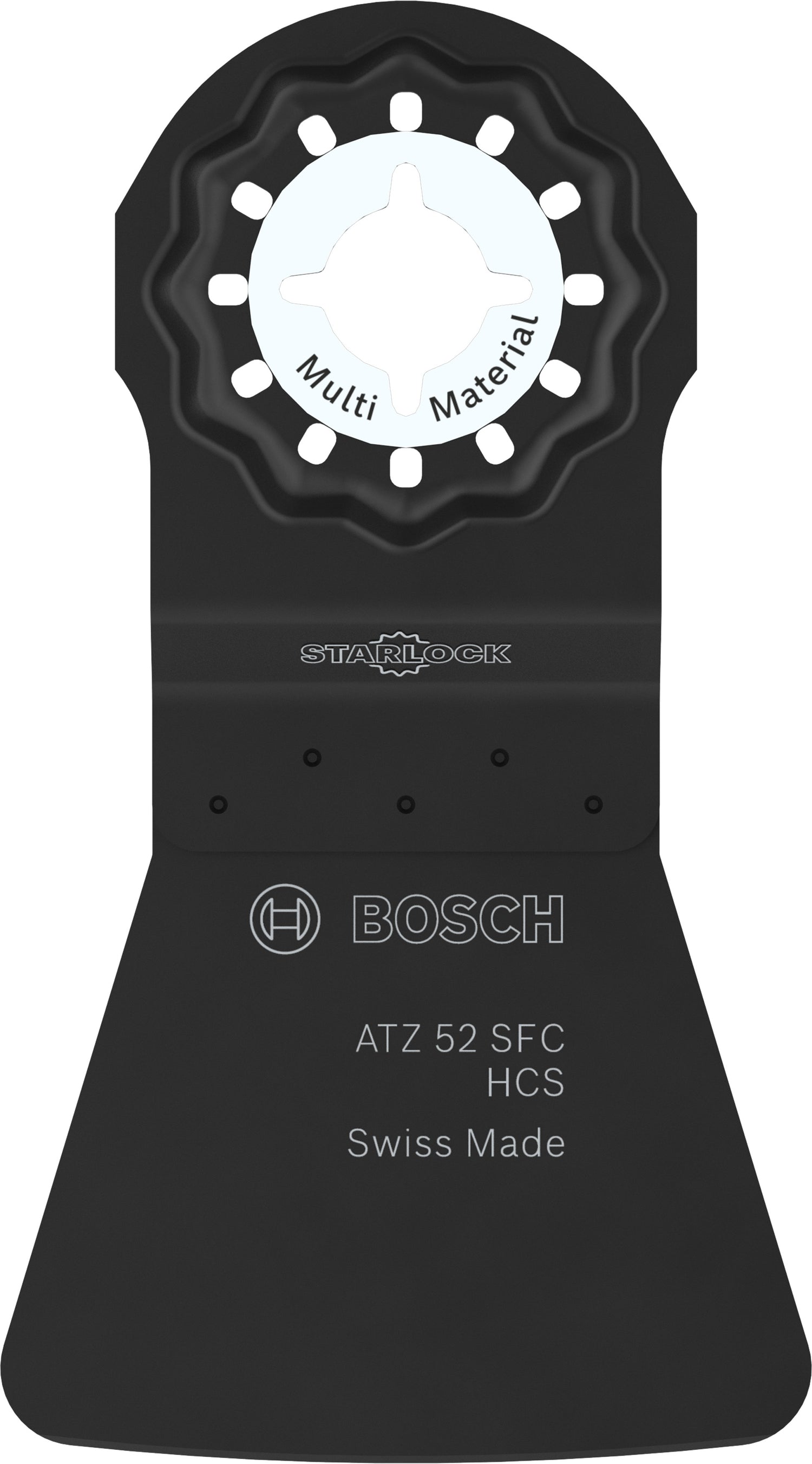 Bosch Schaber ATZ 52 SFC flexibel (Starlock, HCS, Multi Material, Abkratzen von Teppichkleber und Farbe, 52 x 40 mm)