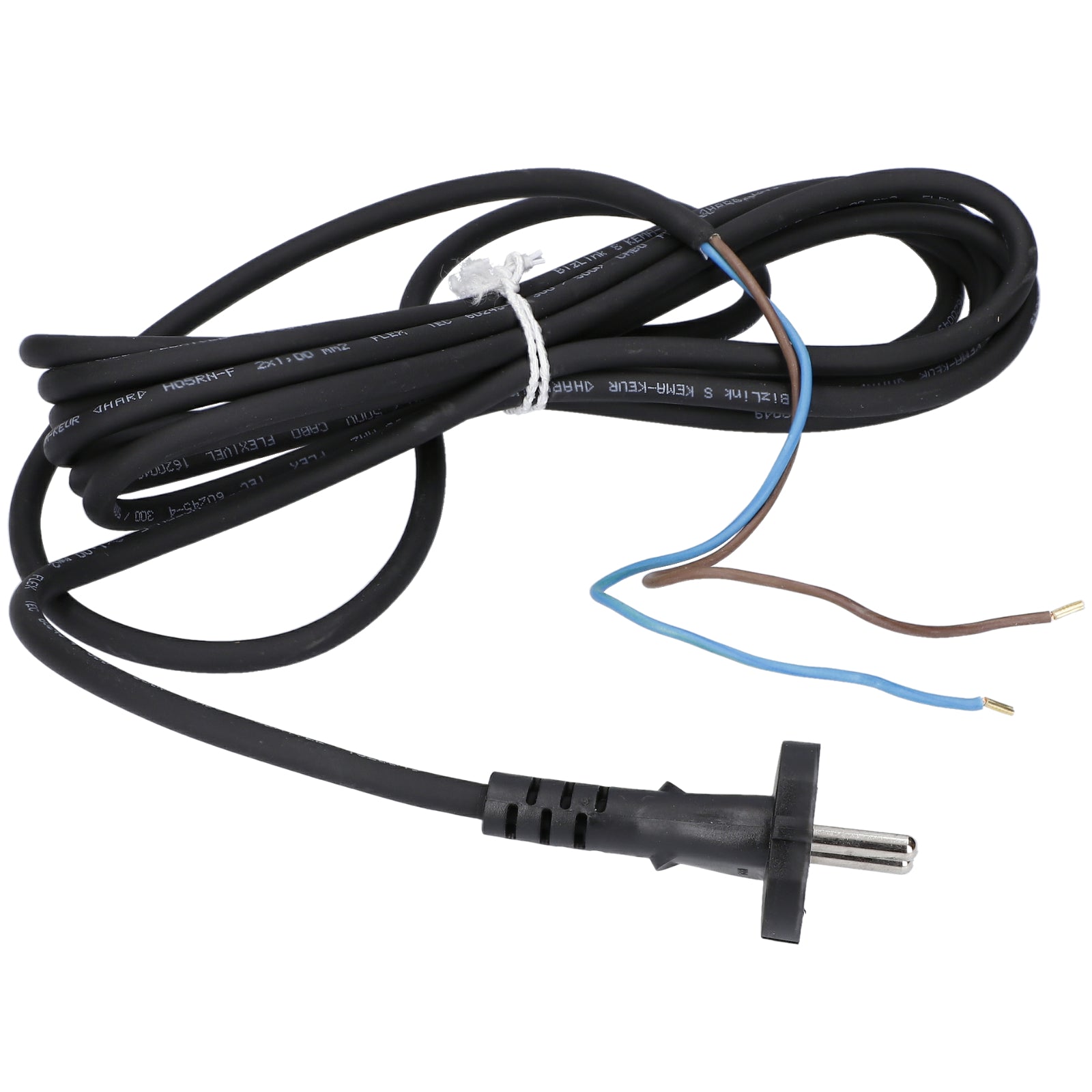 Bosch Netzanschlussleitung für GWS, GET, GBS, GSS, GEX, GSB, GOP, PKS, CSB, GDA, GBM, GST, GHO uvm. (4,15m, 2 x 1 mm H05 RN-F, EU 230V, Ersatzteil)